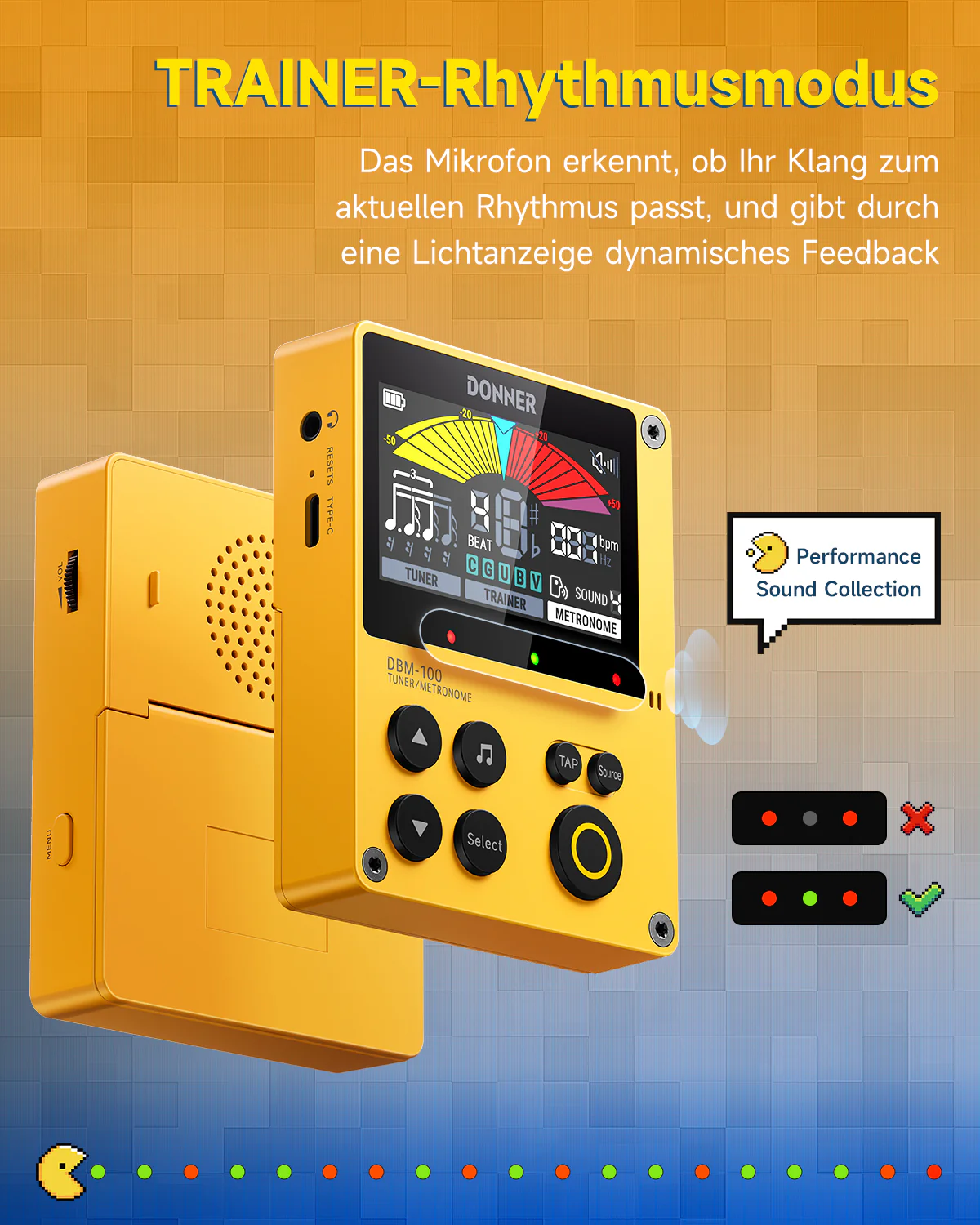 Donner DBM-100 Wiederaufladbares Metronom - Image 17