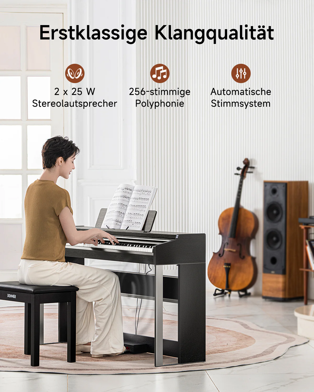 Donner DDP-200 PRO Digital Piano mit Touchscreen - Image 11
