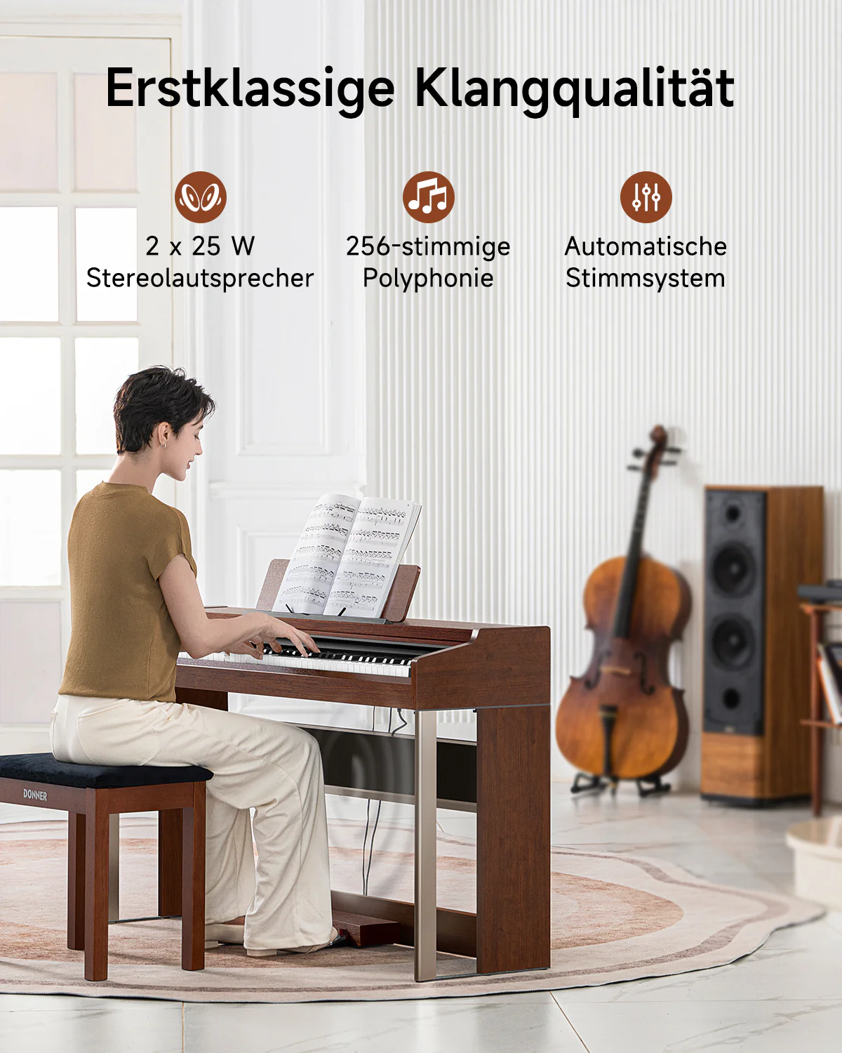 Donner DDP-200 PRO Digital Piano mit Touchscreen - Image 28