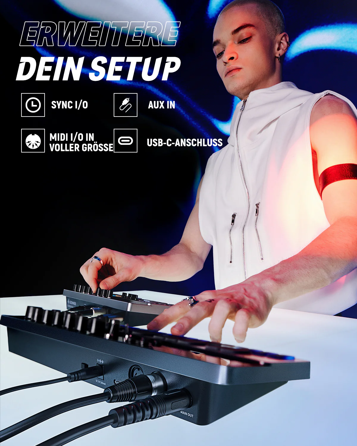 Donner Essential B1 Analoger Bass-Synthesizer - Image 10