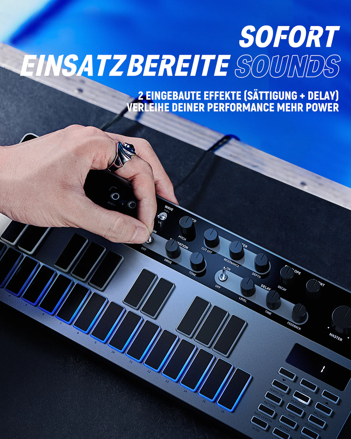 Donner Essential B1 Analoger Bass-Synthesizer - Image 9