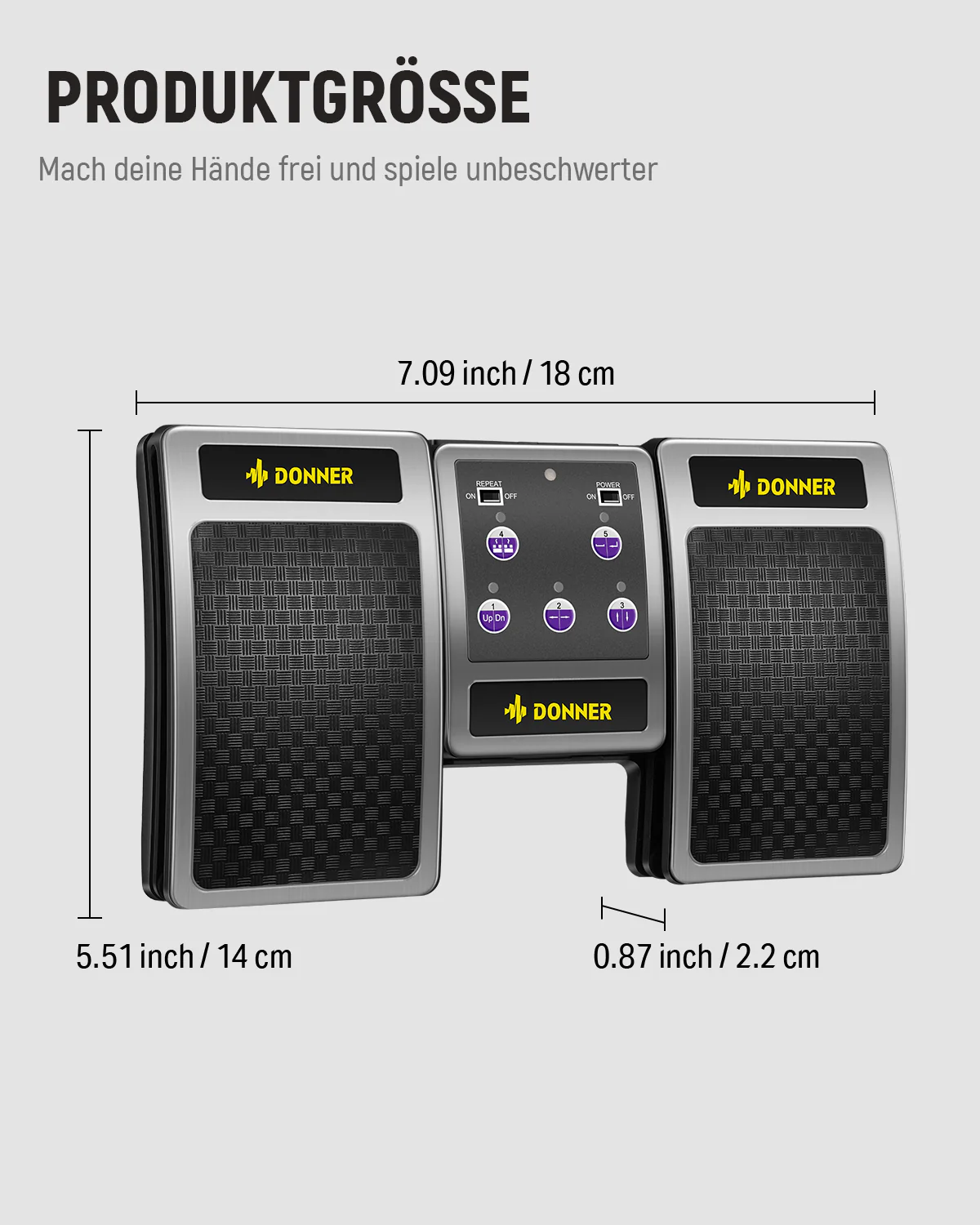 Donner DBM-10 Bluetooth Automatischen Umblättern - Image 14