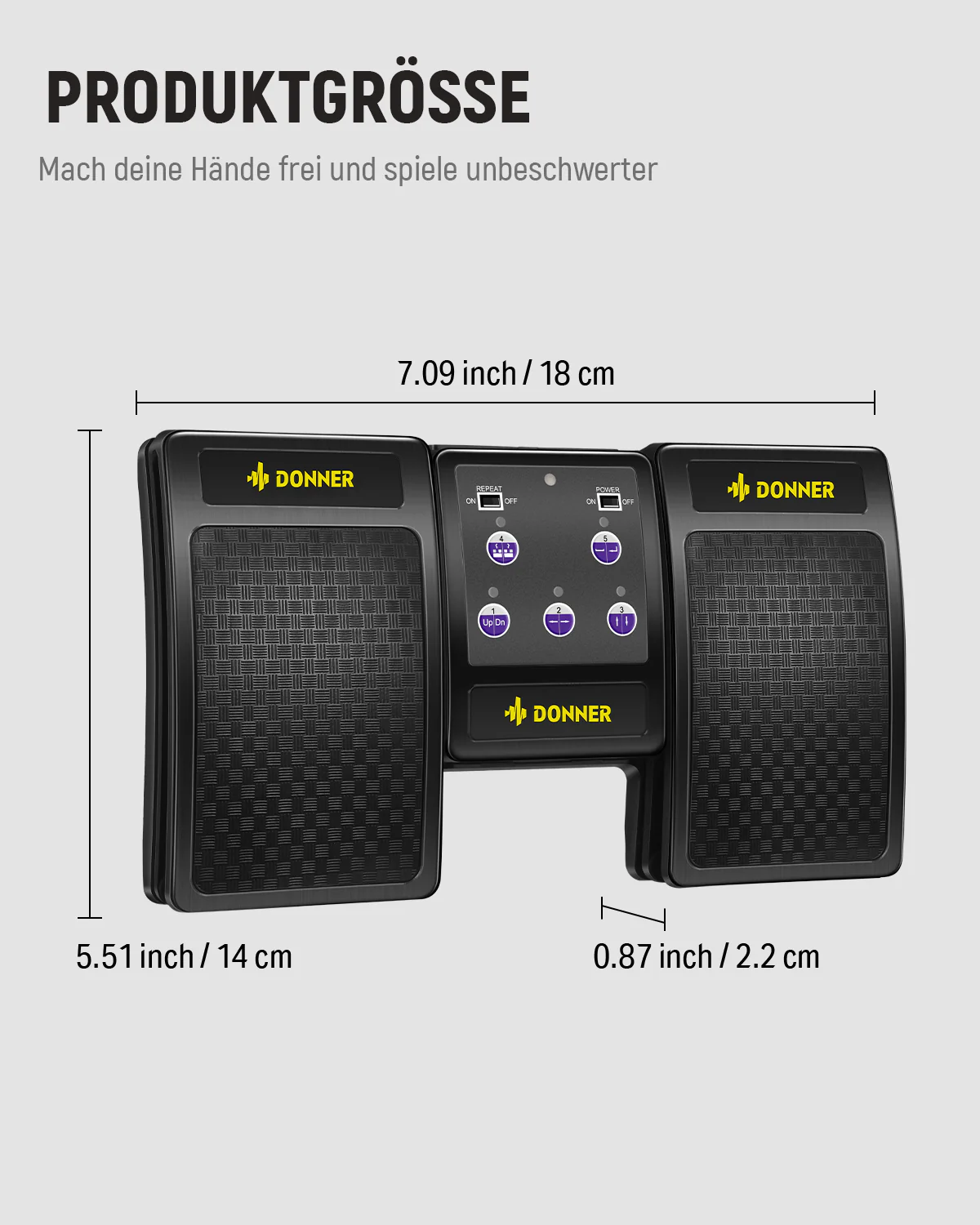 Donner DBM-10 Bluetooth Automatischen Umblättern - Image 6