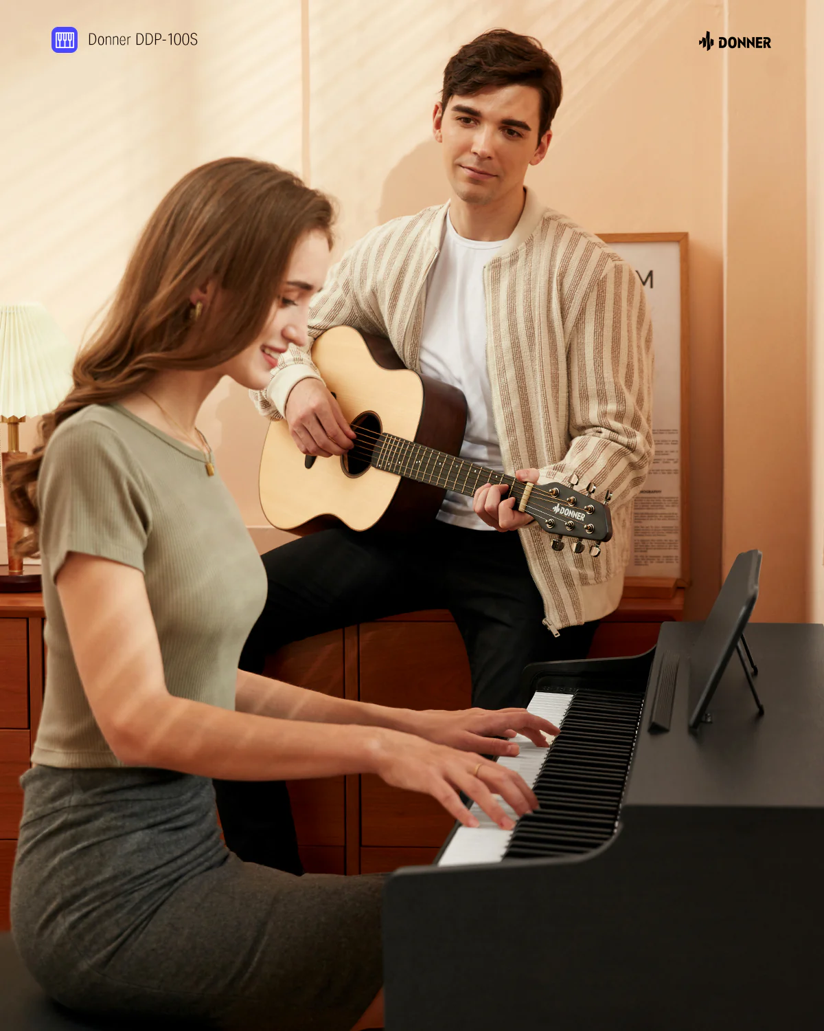 【Klavier + Bank gratis】Donner DDP-100S Progressive Hammer-Mechanik Digital Piano - Image 11