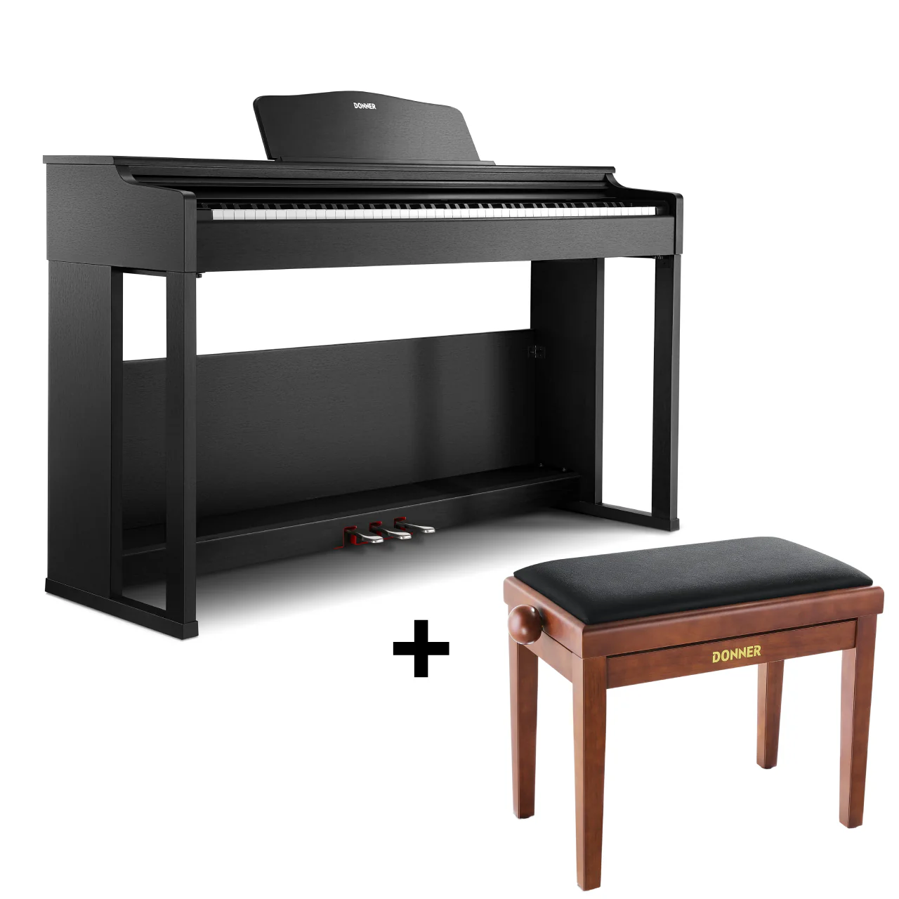 【Klavier + Bank gratis】Donner DDP-100S Progressive Hammer-Mechanik Digital Piano - Image 3