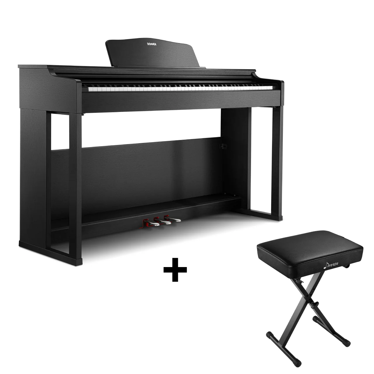 【Klavier + Bank gratis】Donner DDP-100S Progressive Hammer-Mechanik Digital Piano - Image 4