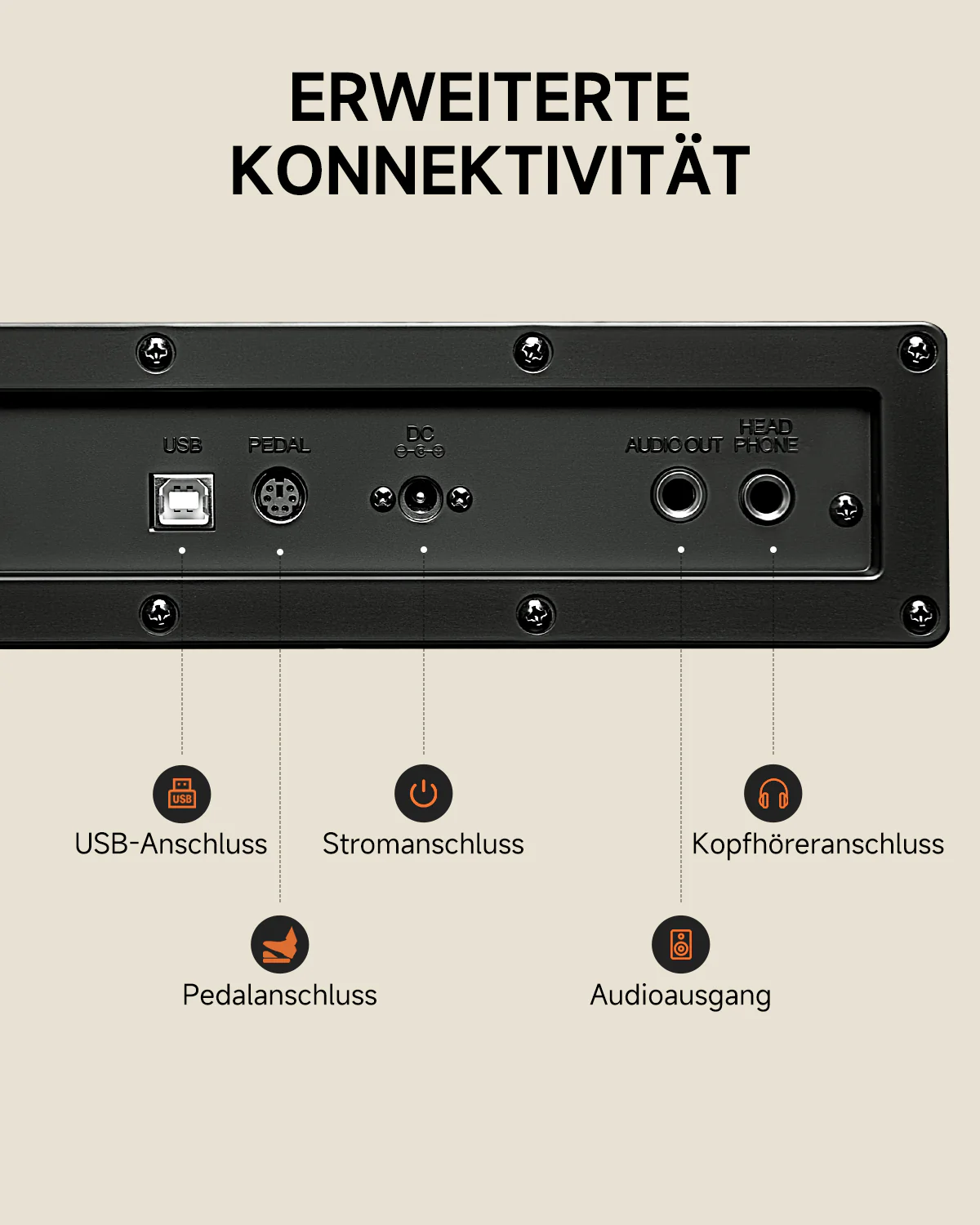 Donner DDP-50 88 Tasten Gewichtetes Digitalpiano - Image 16
