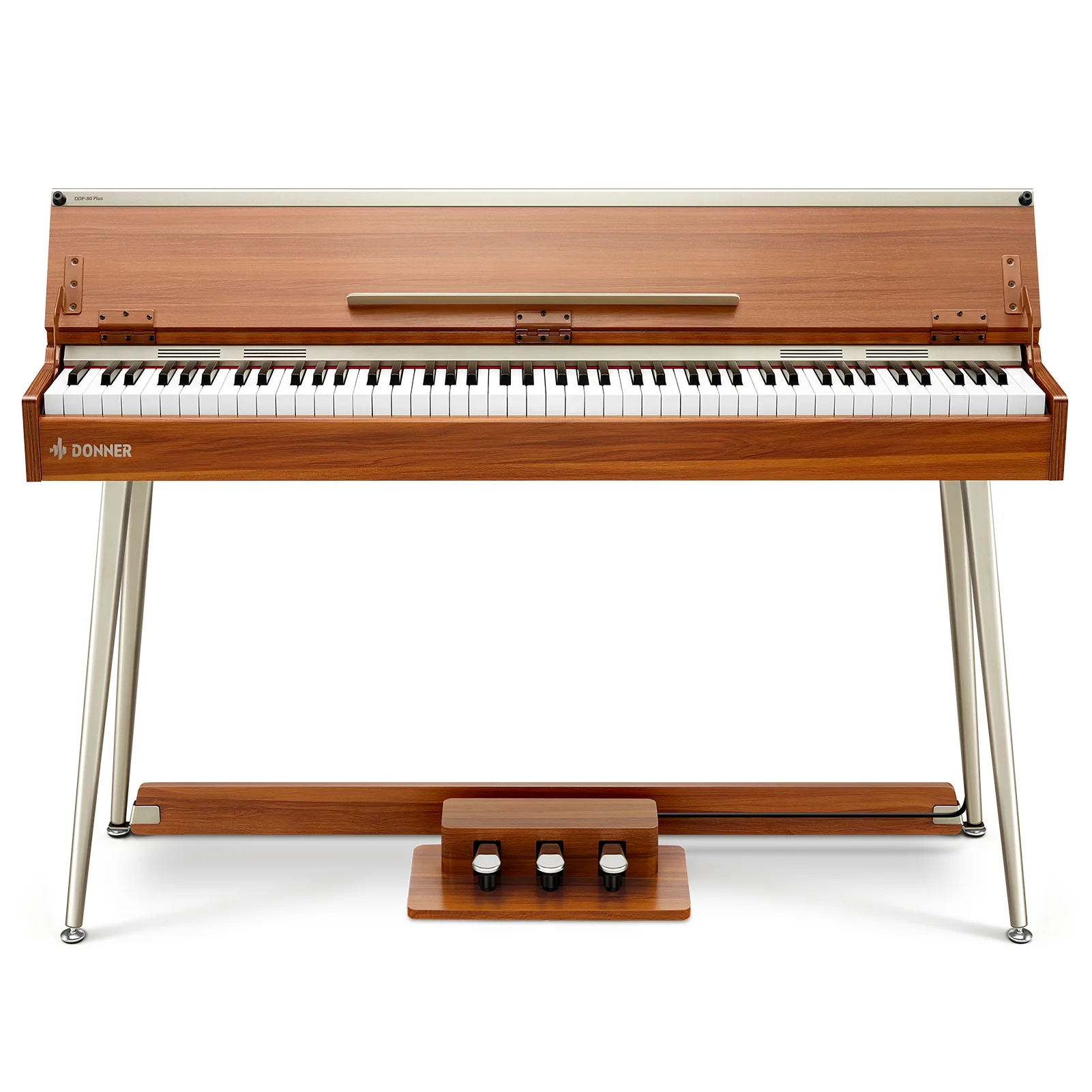 Donner DDP-80 PLUS Digital Piano mit halboffener Abdeckung - Image 11
