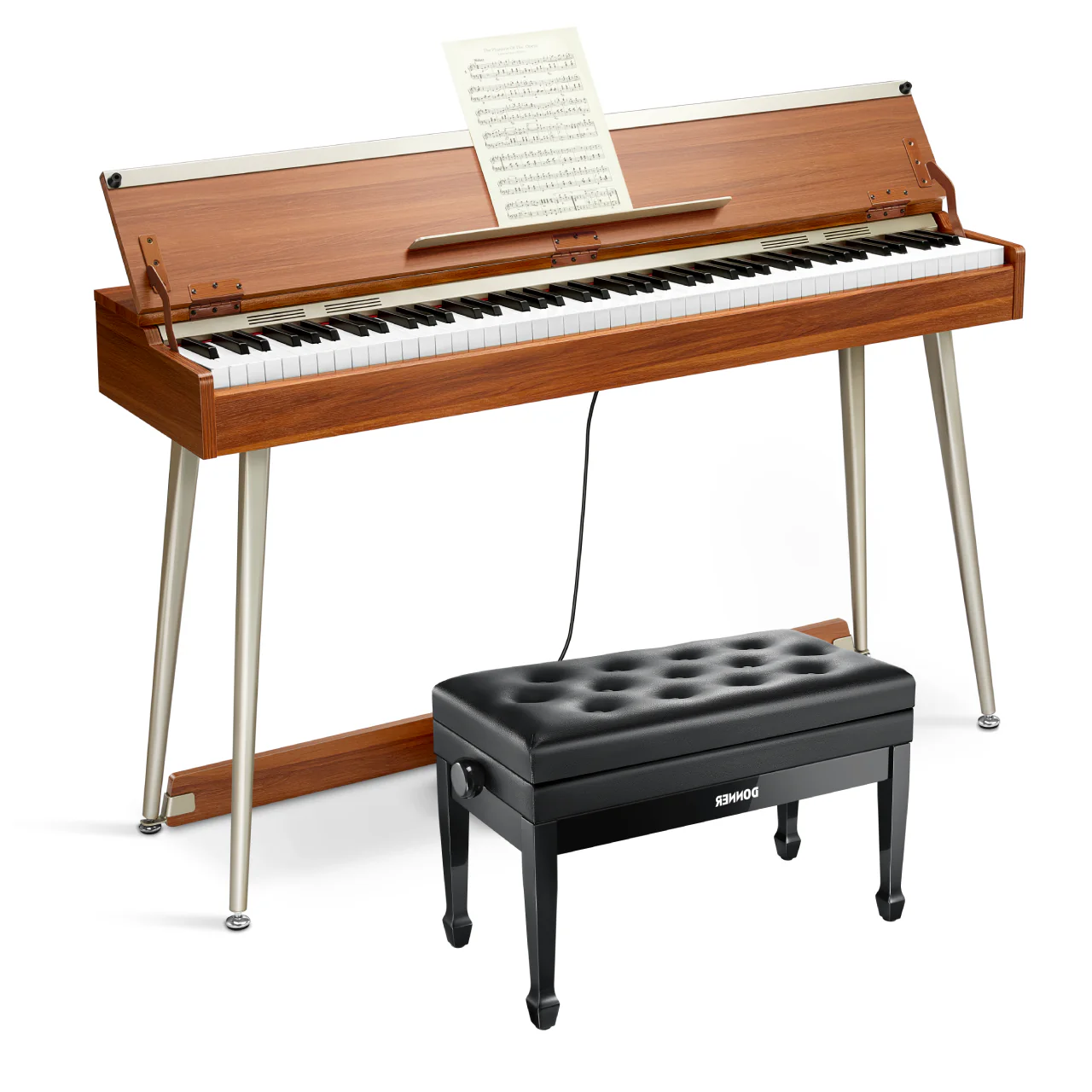 Donner DDP-80 PLUS Digital Piano mit halboffener Abdeckung - Image 8