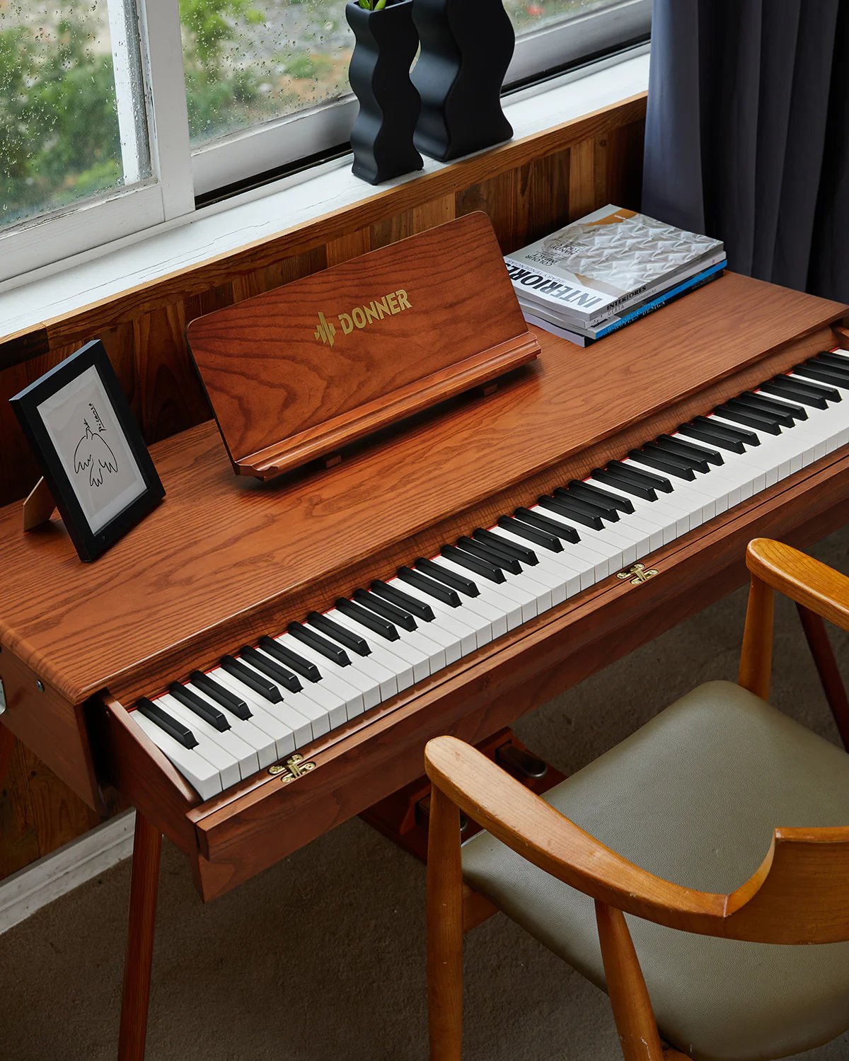 【Klavier + Bank gratis】Donner DDP-80 Pro Retro-Ästhetisches Digital Piano - Image 12