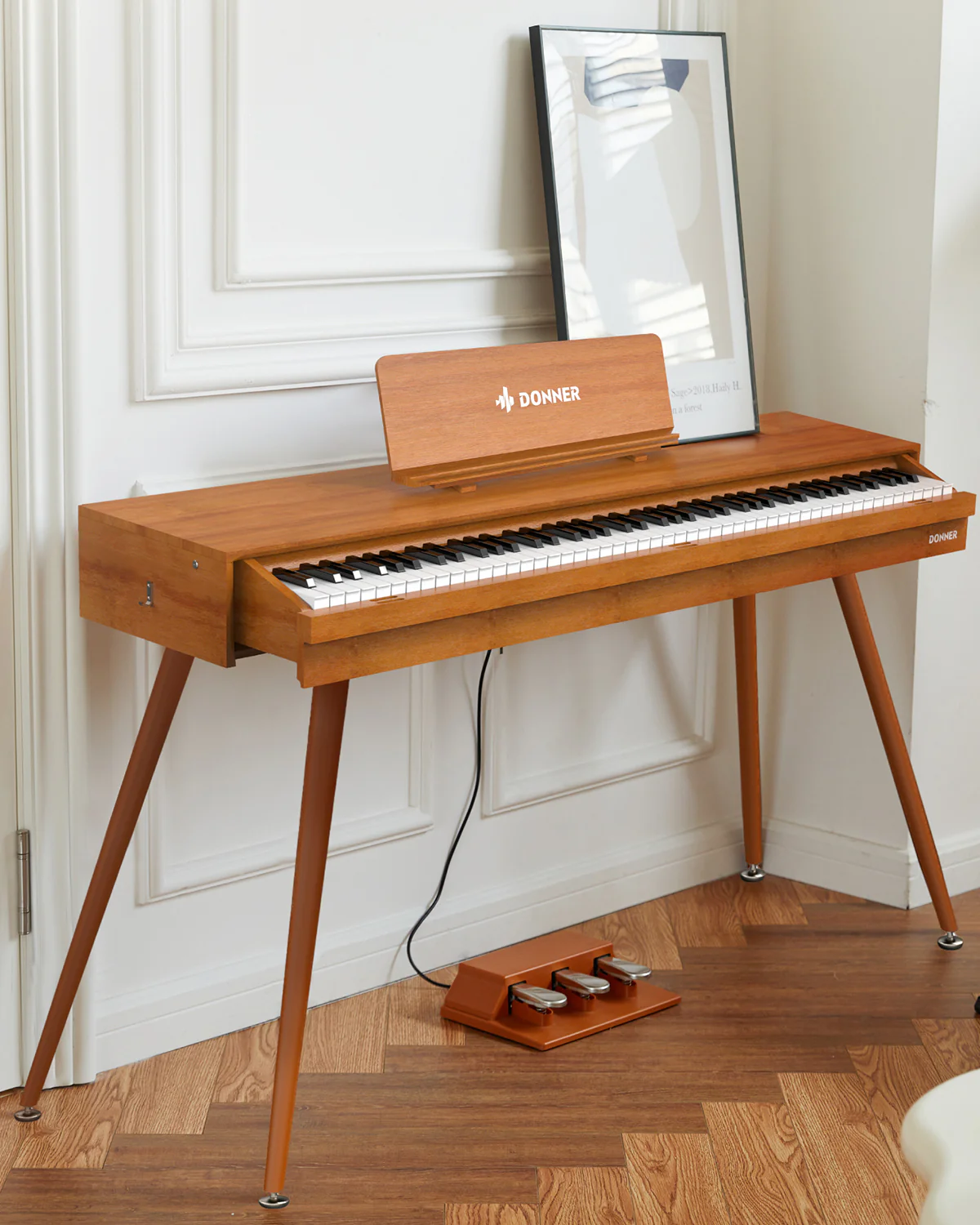 【Klavier + Bank gratis】Donner DDP-80 Pro Retro-Ästhetisches Digital Piano - Image 15