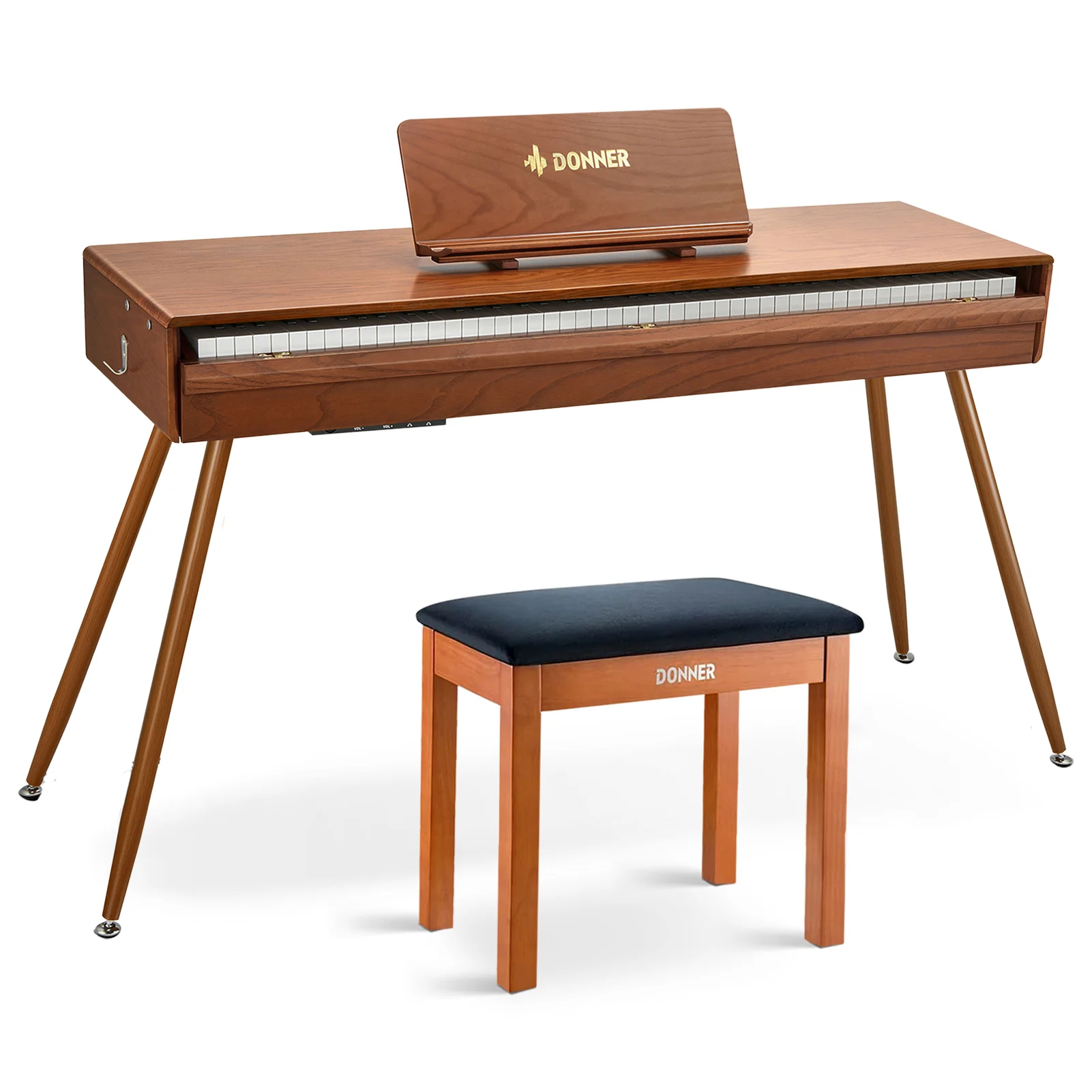 【Klavier + Bank gratis】Donner DDP-80 Pro Retro-Ästhetisches Digital Piano - Image 2