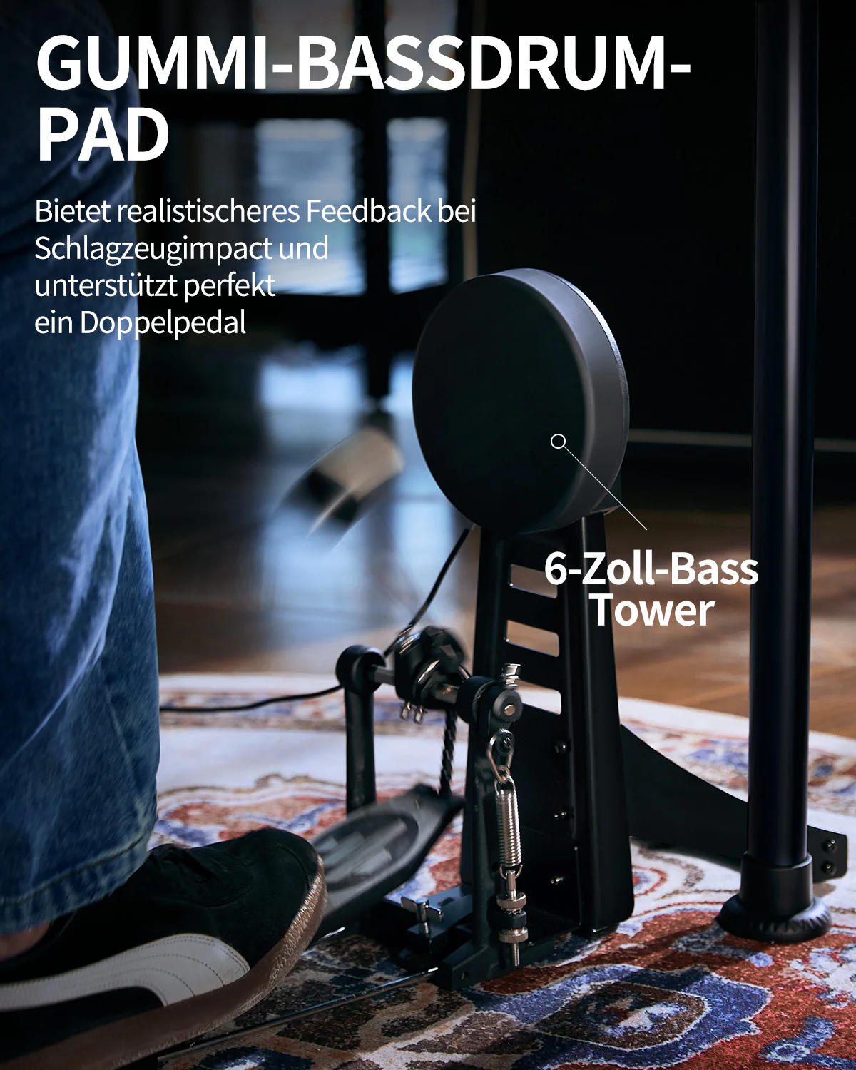 Donner DED-200Max Elektronisches Schlagzeug Set - Image 6