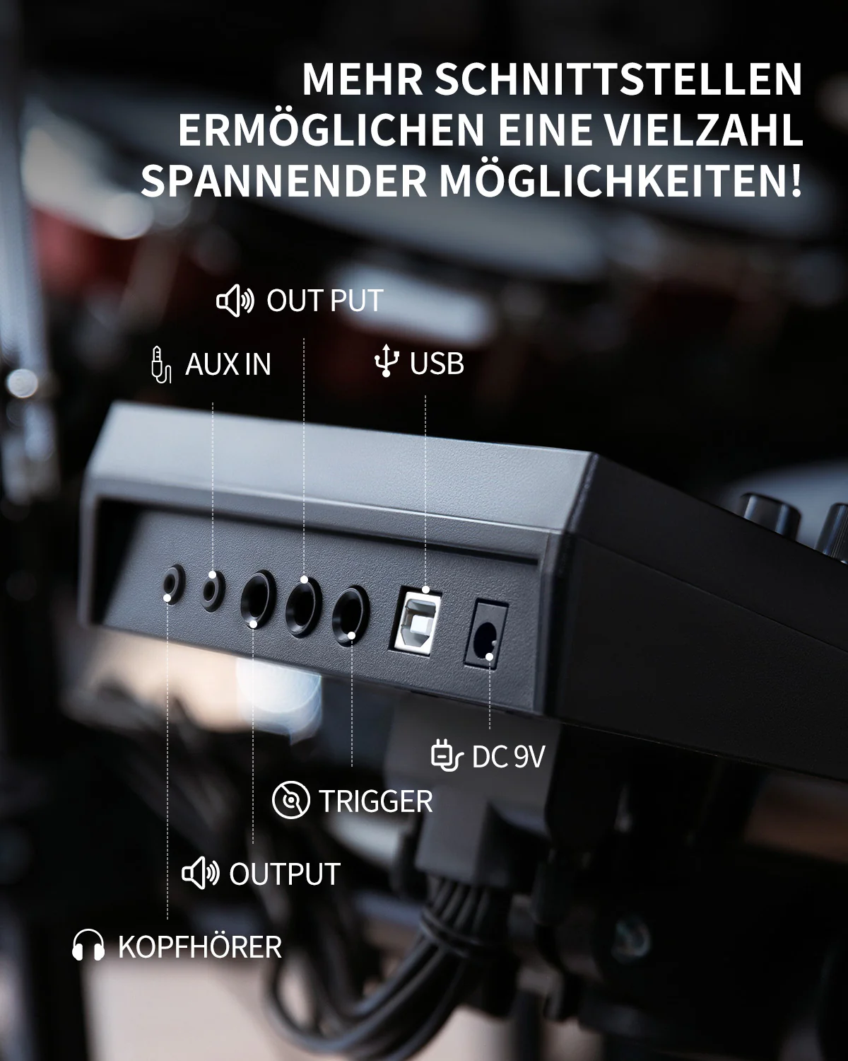 Donner DED-200Max Elektronisches Schlagzeug Set - Image 7