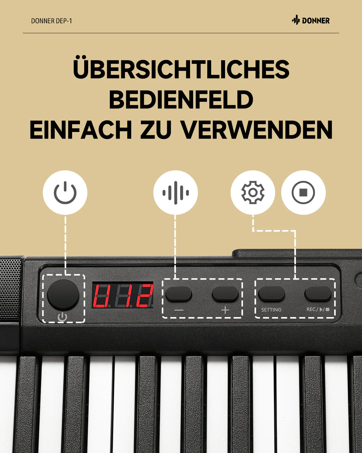 Donner DEP-1 Digital Piano für anfänger - Image 11
