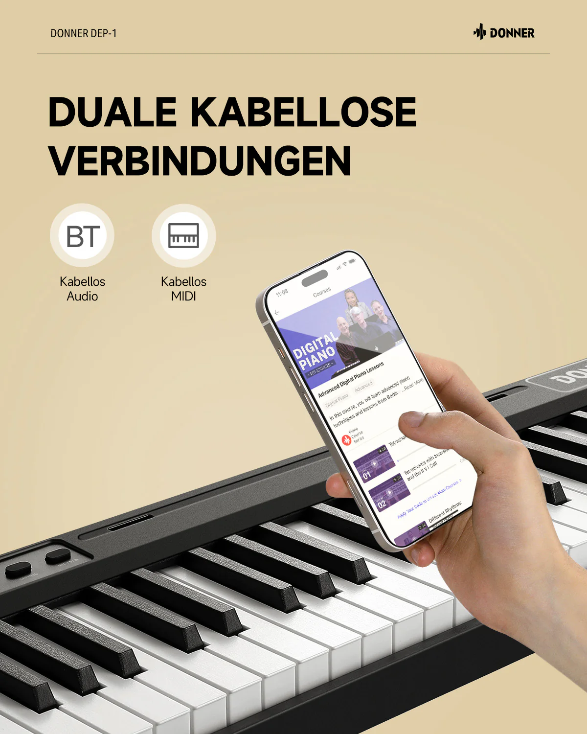 Donner DEP-1 Digital Piano für anfänger - Image 12