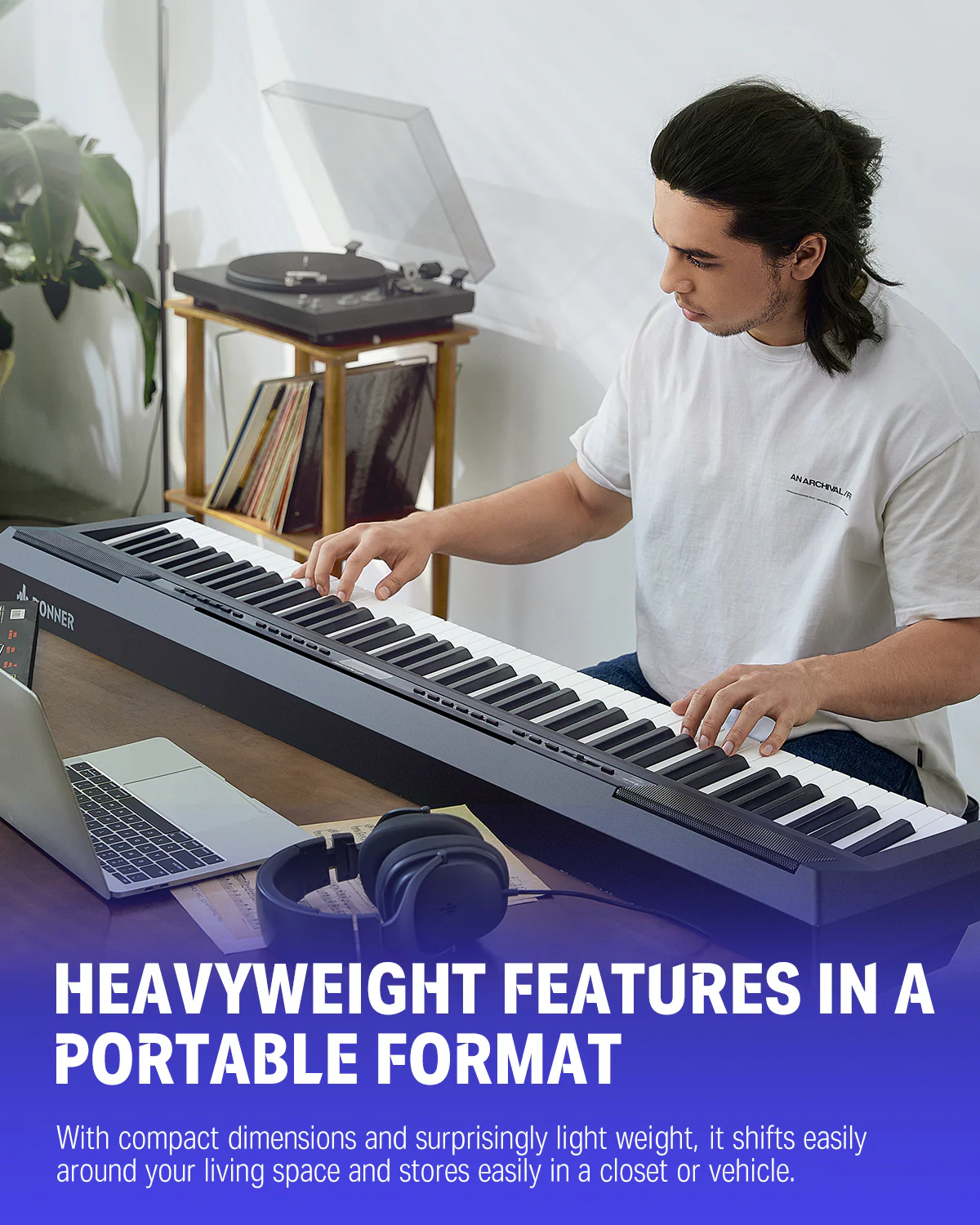 Donner DEP-20 Digital Piano mit Hammermechanik - Image 11