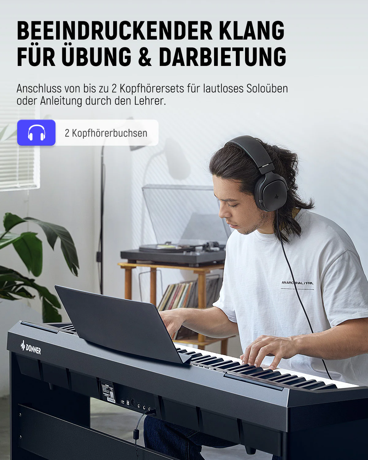 Donner DEP-20 Digital Piano mit Hammermechanik - Image 10
