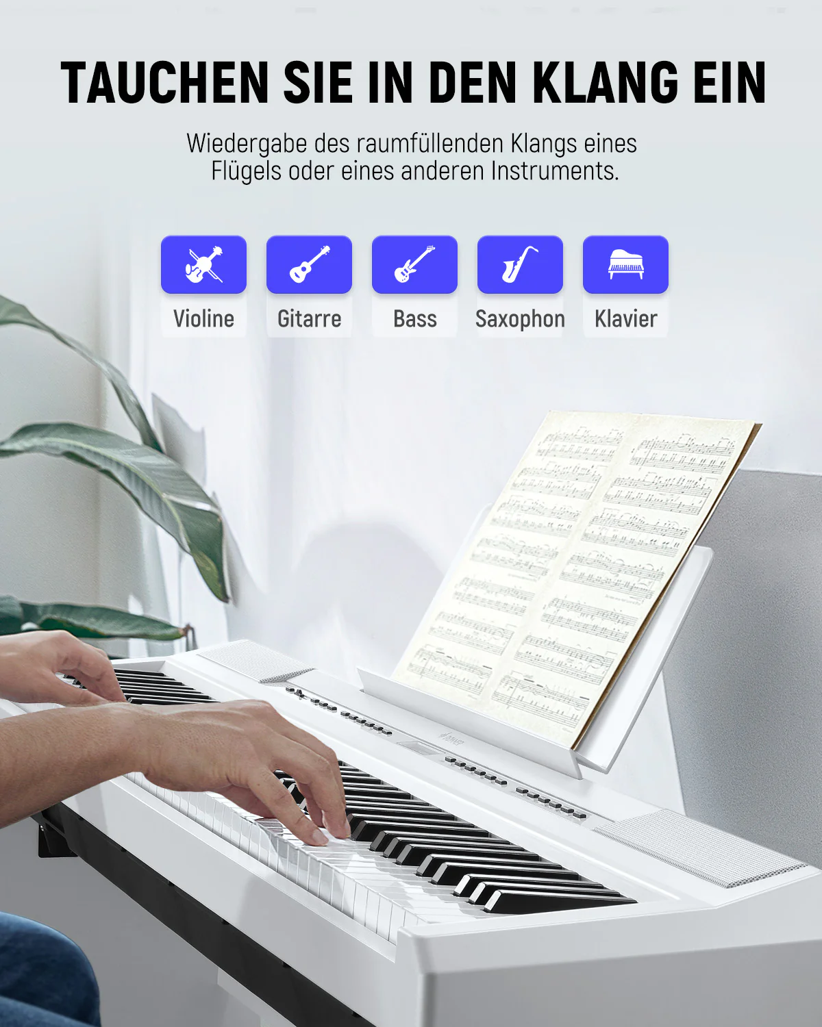 Donner DEP-20 Digital Piano mit Hammermechanik - Image 26