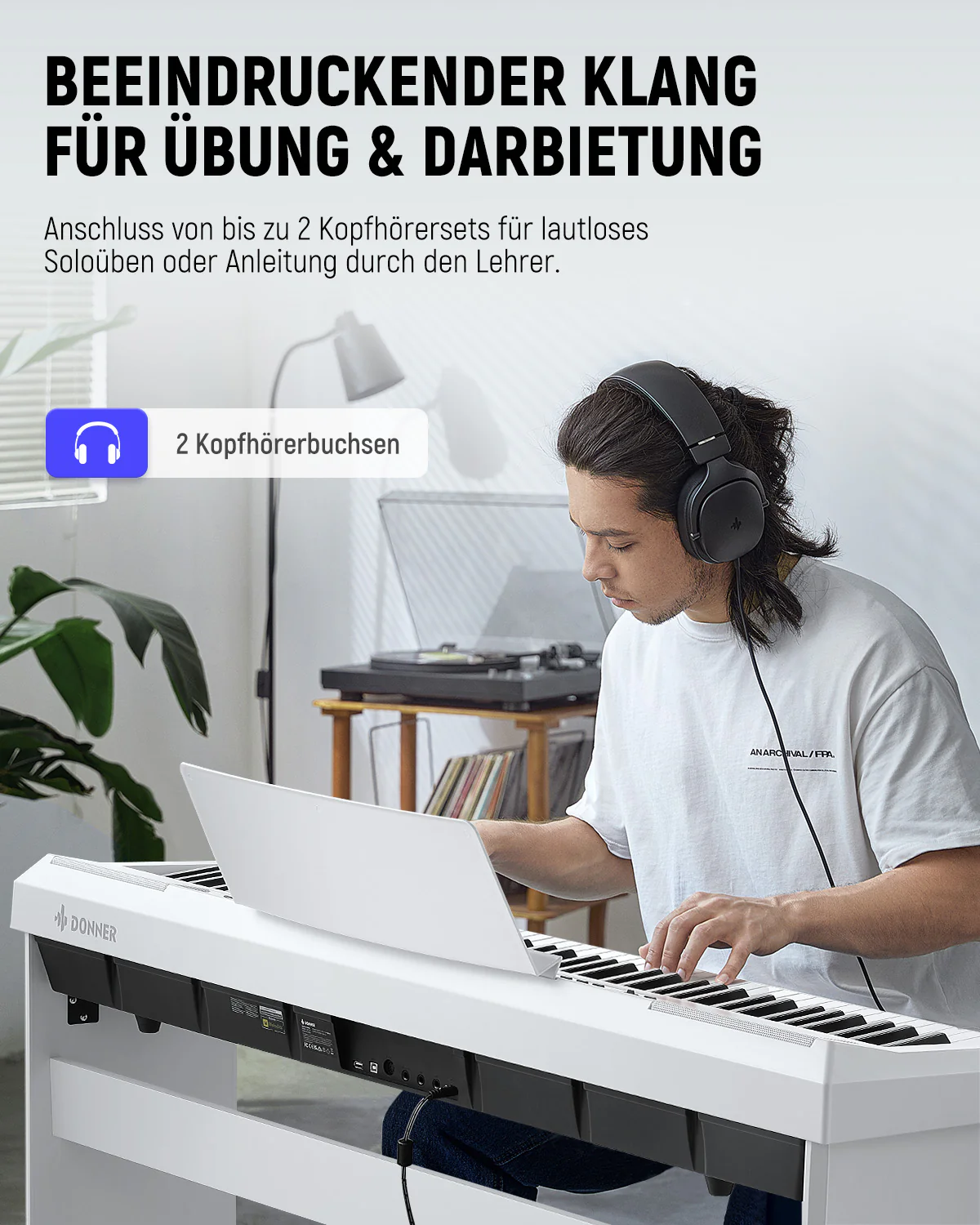 Donner DEP-20 Digital Piano mit Hammermechanik - Image 28
