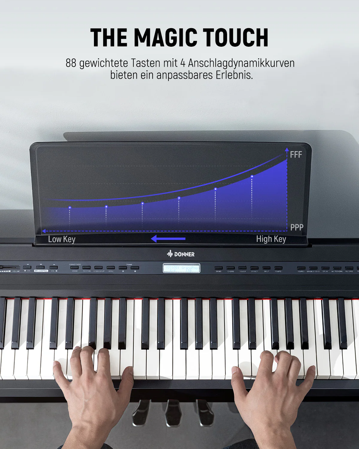 Donner DEP-20 Digital Piano mit Hammermechanik - Image 7