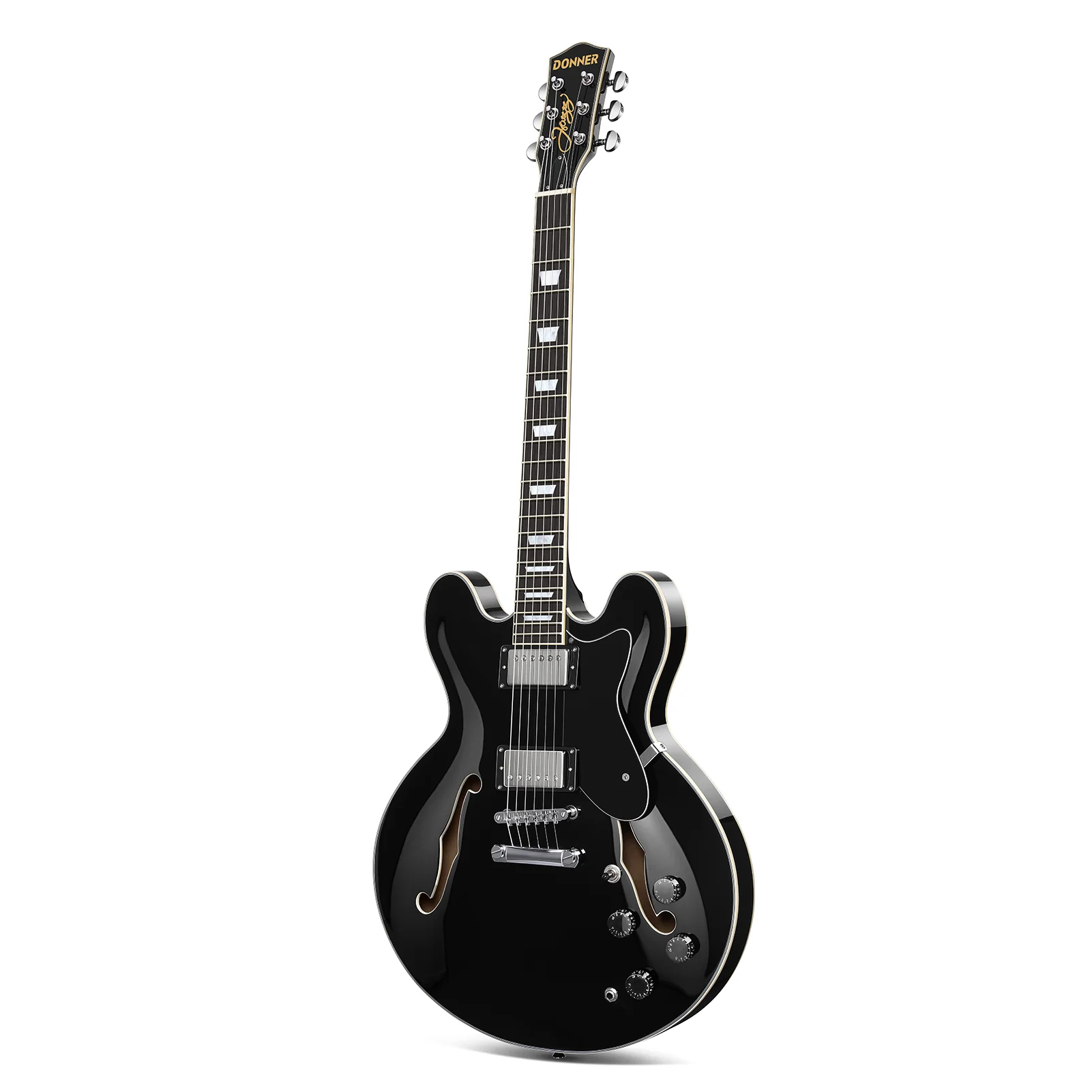 Donner DJP-1000 Jazz E-Gitarre - Image 27