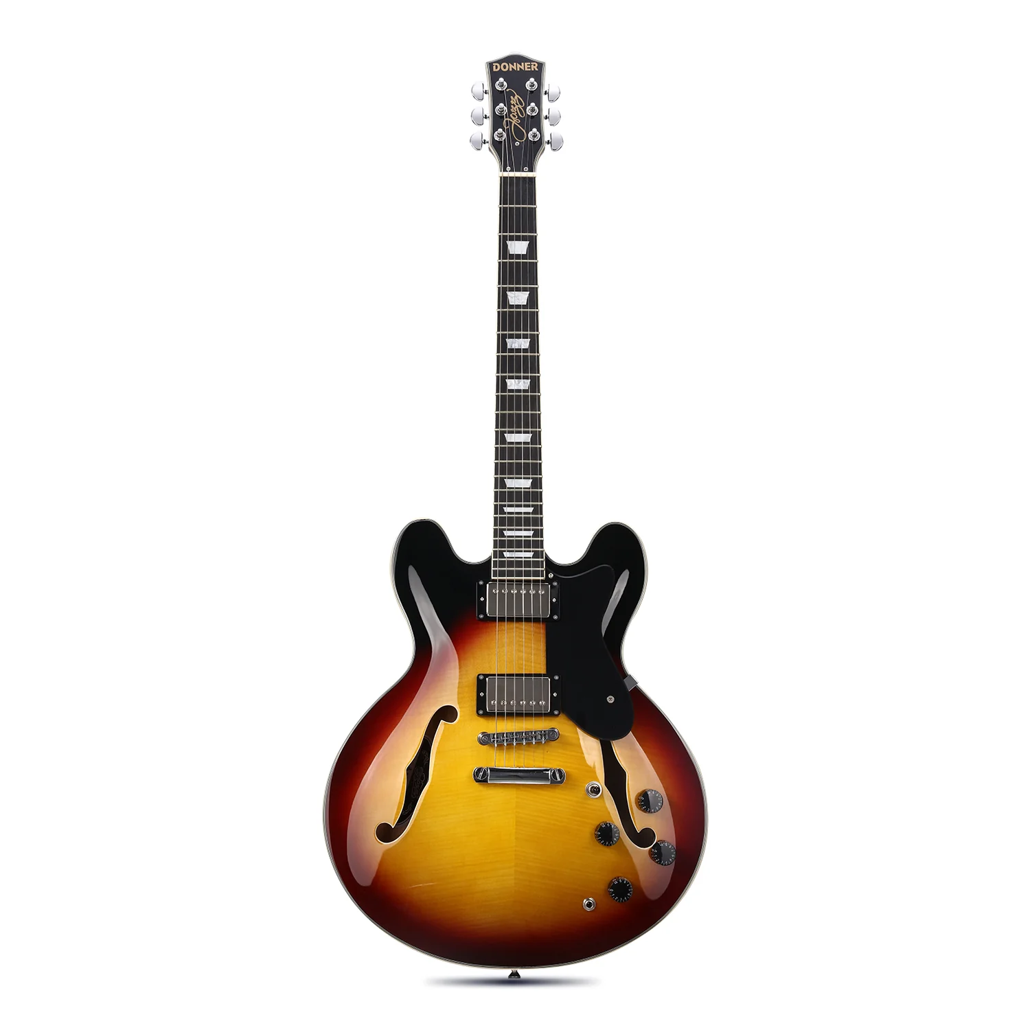 Donner DJP-1000 Jazz E-Gitarre - Image 31
