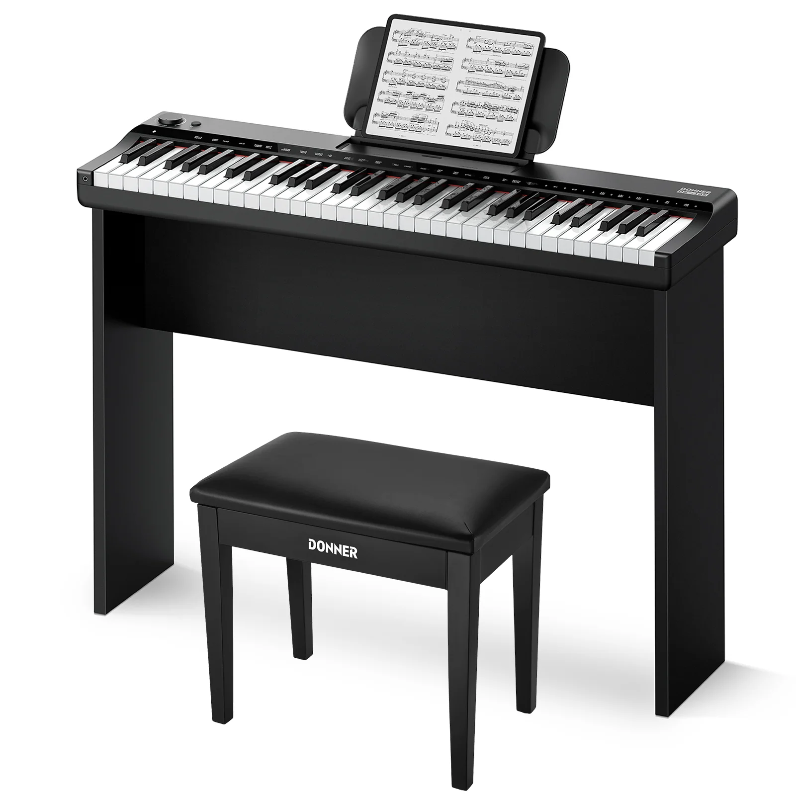 Donner DK-10S Multifunktionales 61-Tasten Keyboard-Set - Image 3