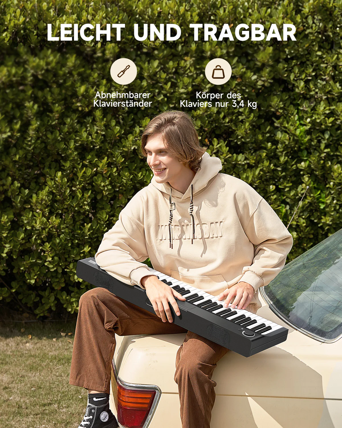 Donner DK-10S Multifunktionales 61-Tasten Keyboard-Set - Image 8
