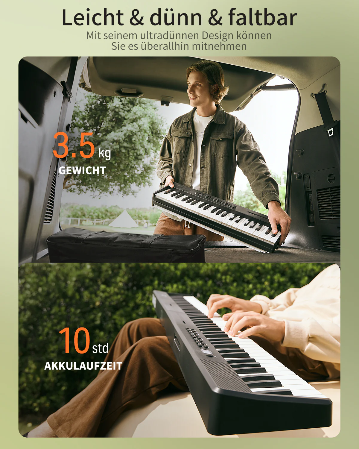 Donner DP-10 Faltbares Tragbares Digital Piano - Image 10