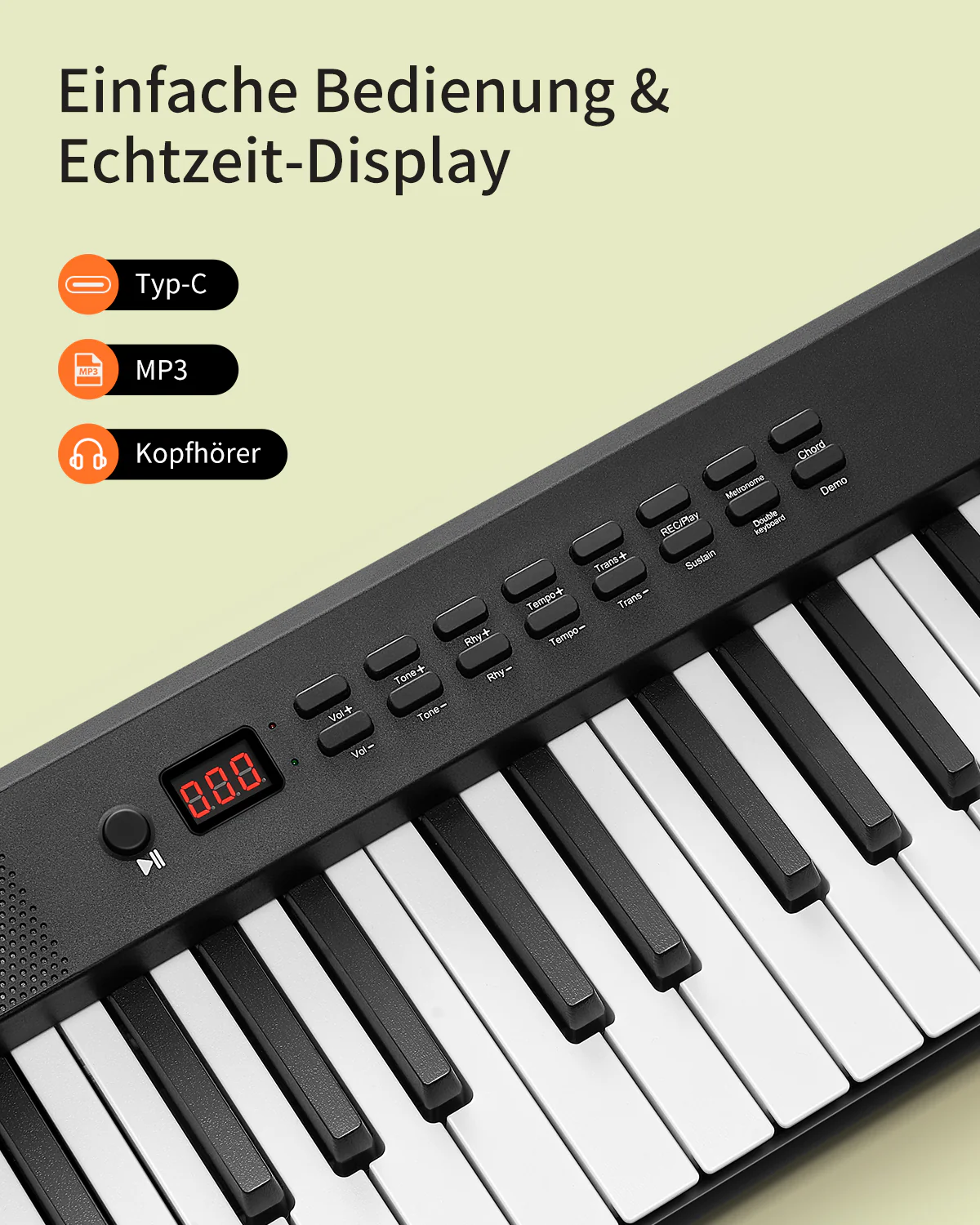 Donner DP-10 Faltbares Tragbares Digital Piano - Image 7