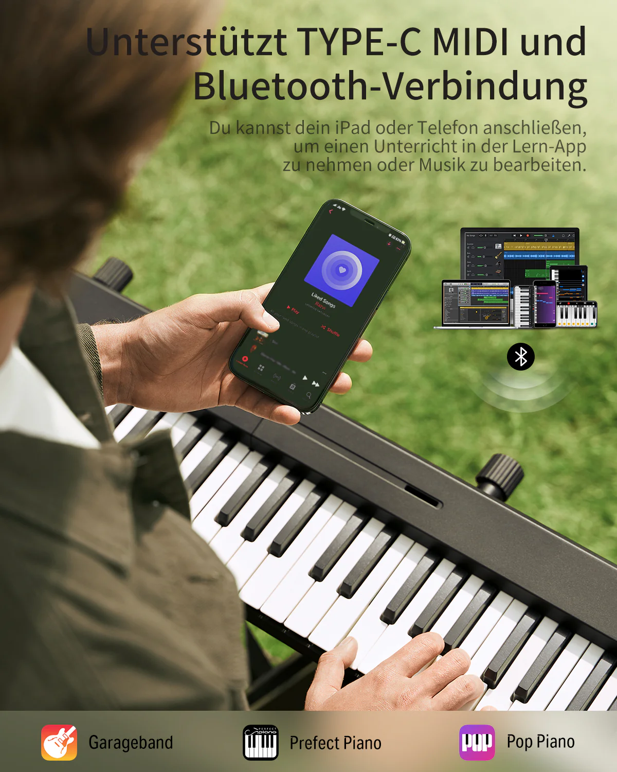 Donner DP-10 Faltbares Tragbares Digital Piano - Image 8