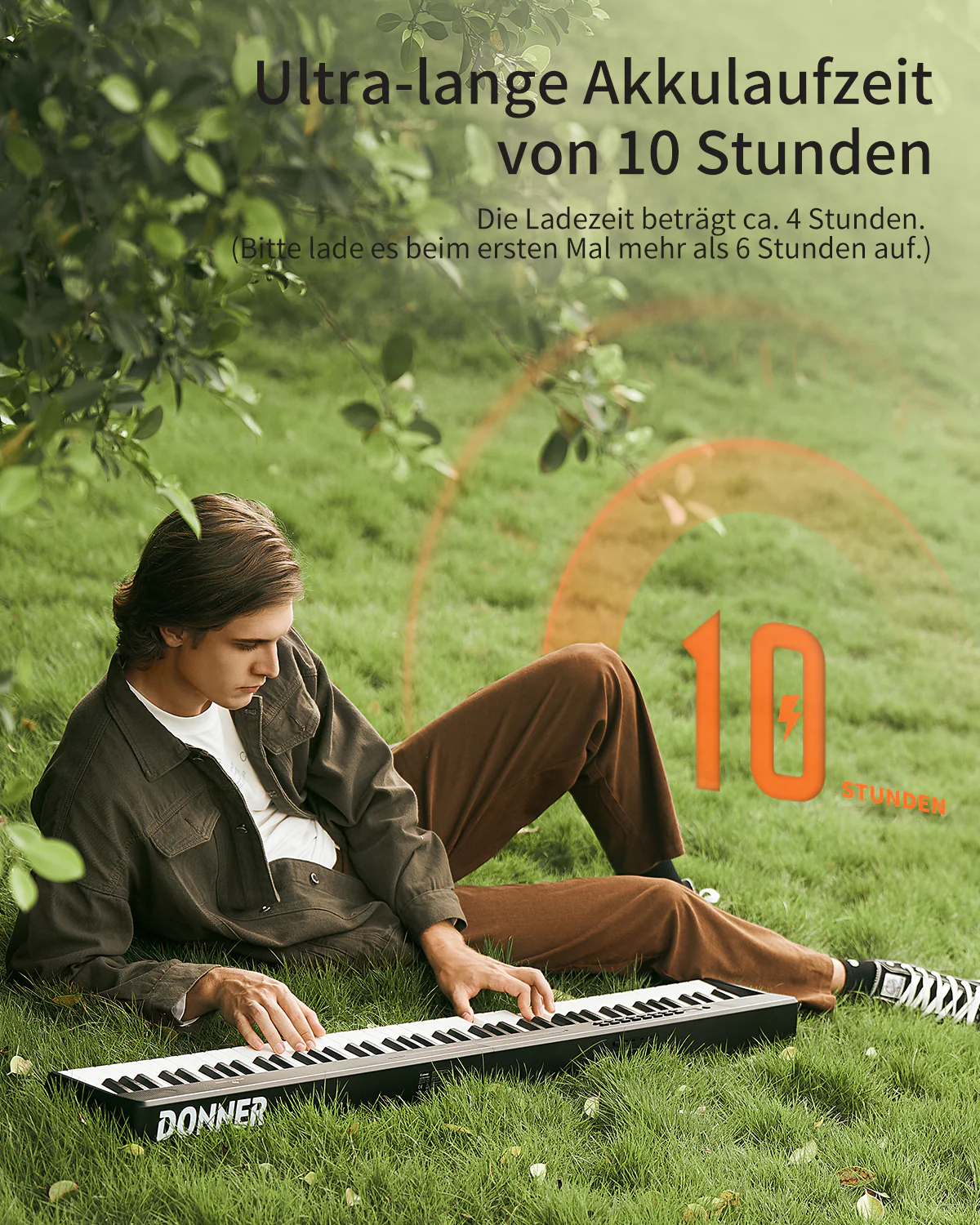 Donner DP-10 Faltbares Tragbares Digital Piano - Image 9