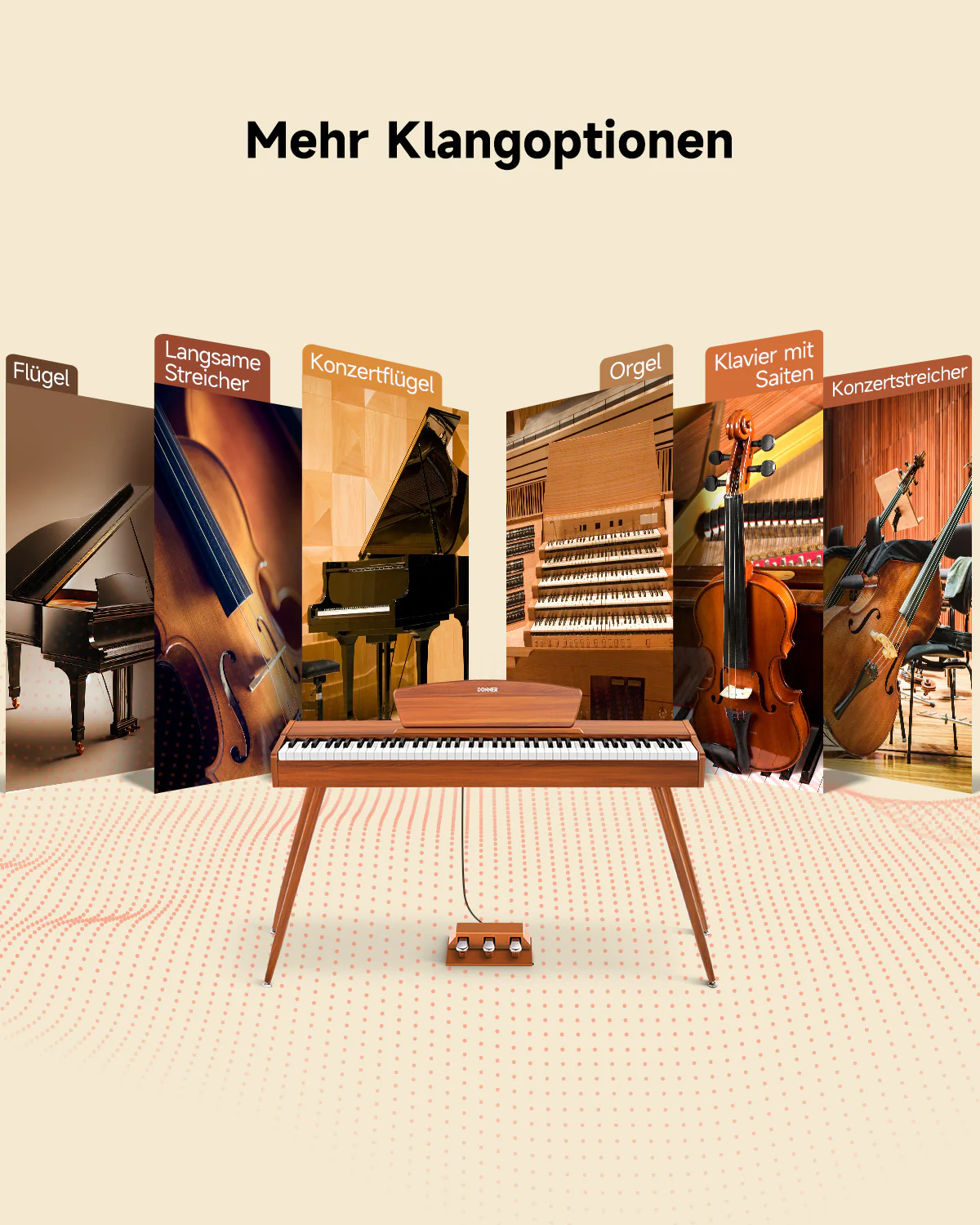 Donner DDP-80 Digital piano im Holzdesign - Image 14