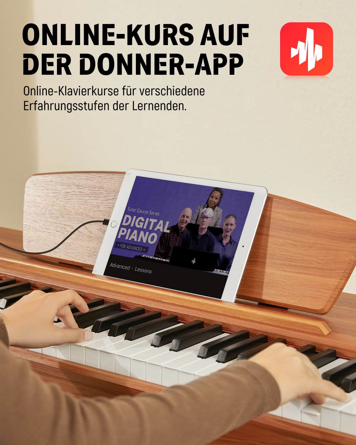 Donner DDP-80 Digital piano im Holzdesign - Image 18