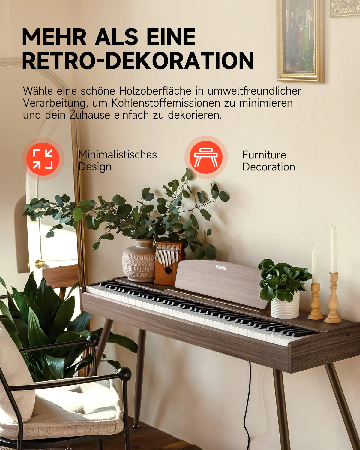 Donner DDP-80 Digital piano im Holzdesign - Image 44