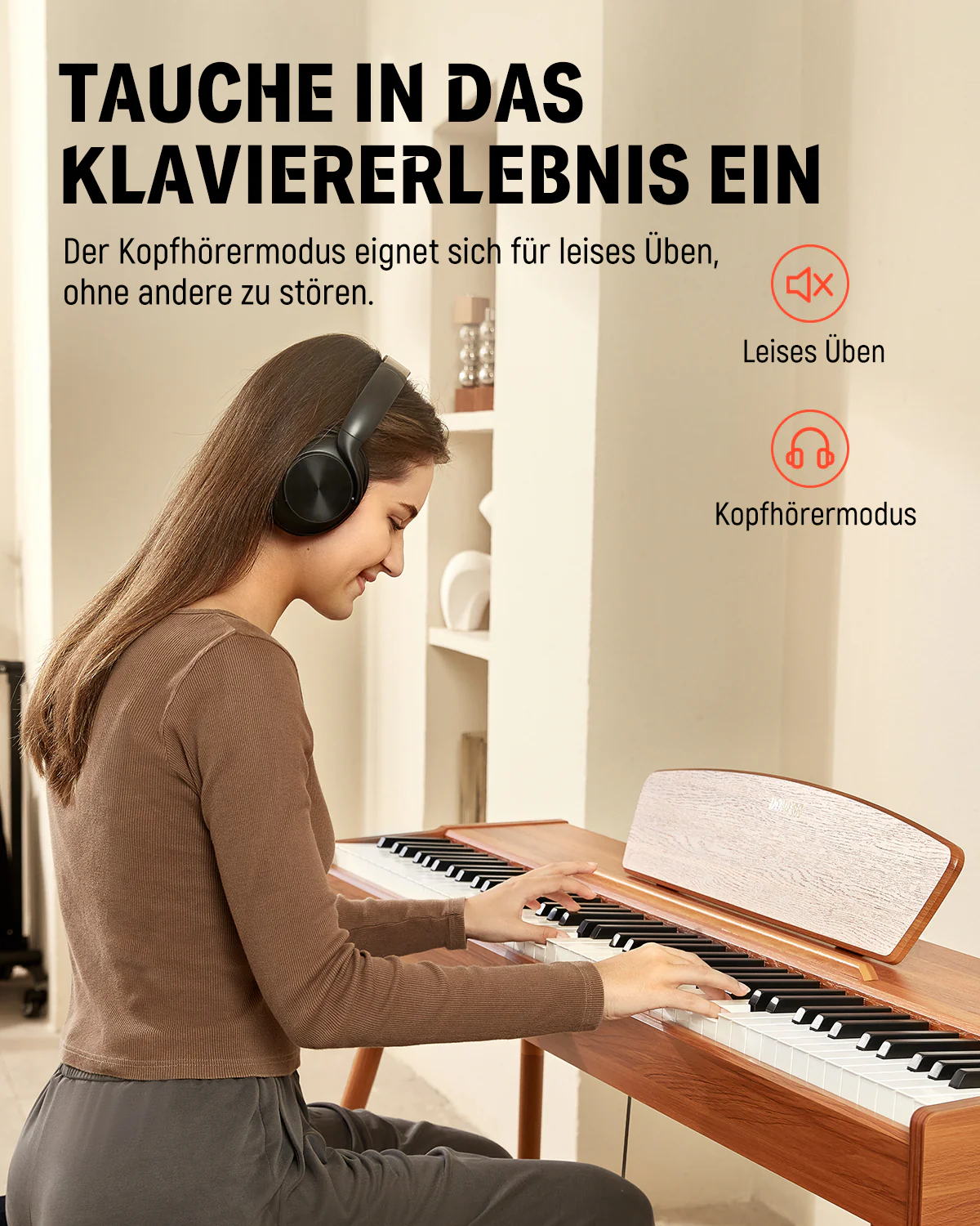 Donner DDP-80 Digital piano im Holzdesign - Image 62
