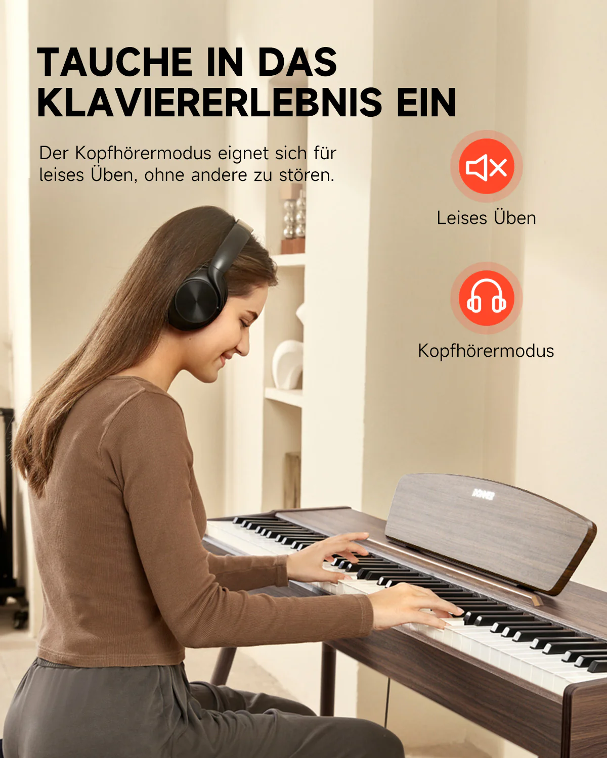 Donner DDP-80 Digital piano im Holzdesign - Image 88