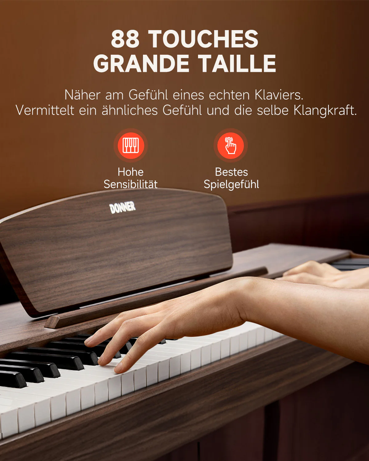 Donner DDP-80 Digital piano im Holzdesign - Image 91