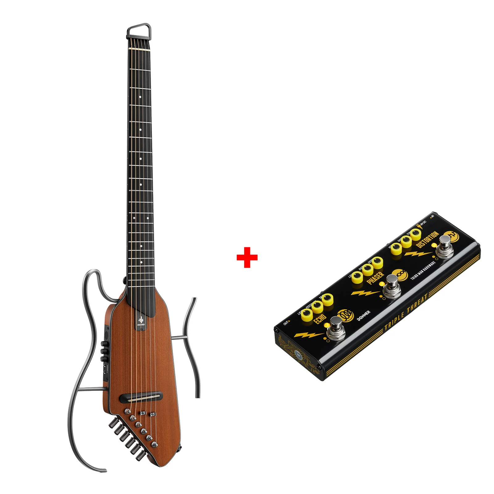 Donner HUSH™ I EVO2 Ultraleicht Unterwegs Reisegitarre - Image 16