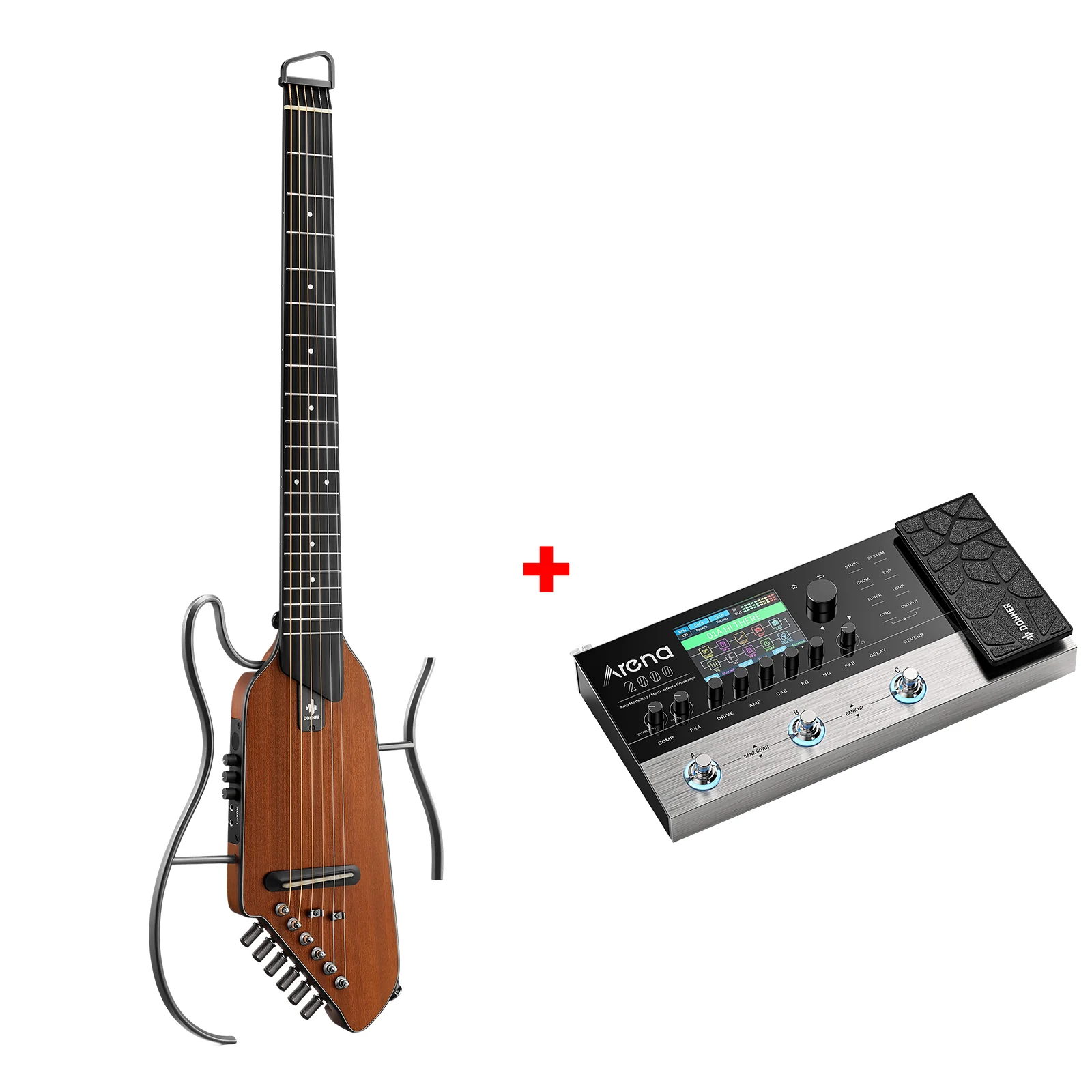 Donner HUSH™ I EVO2 Ultraleicht Unterwegs Reisegitarre - Image 17