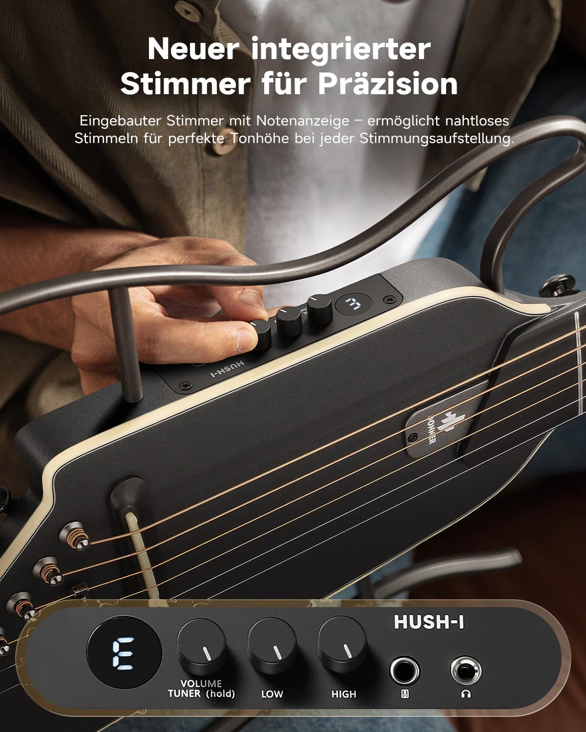 Donner HUSH™ I EVO2 Ultraleicht Unterwegs Reisegitarre - Image 32