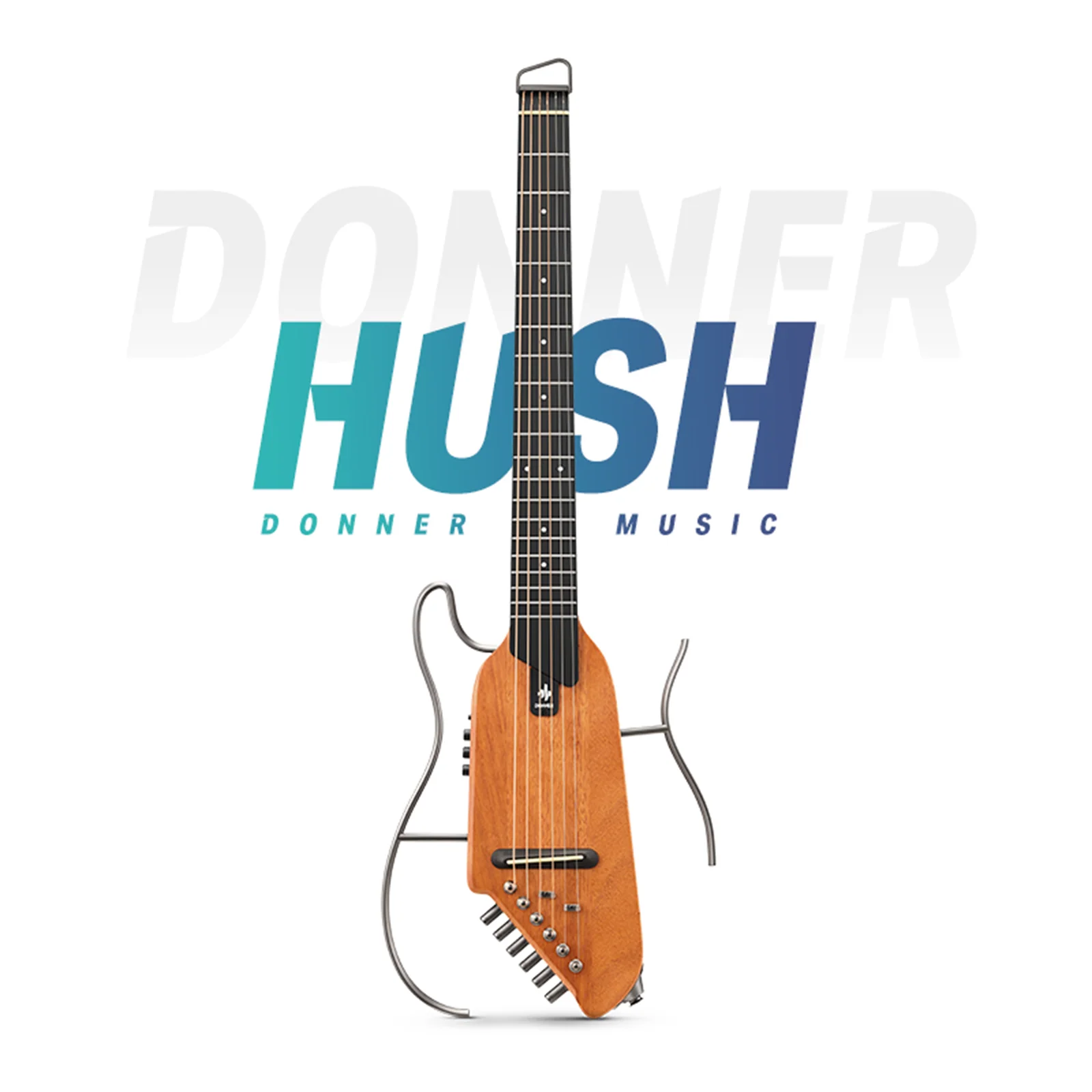 Donner HUSH™ I EVO2 Ultraleicht Unterwegs Reisegitarre - Image 61