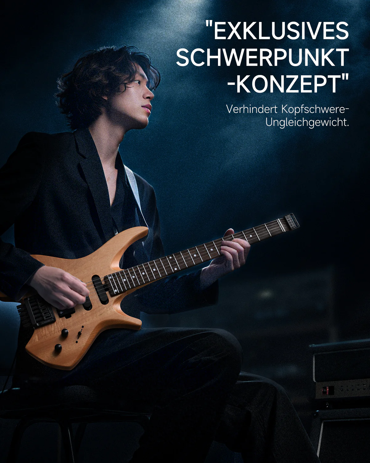 Donner HLX-500 Headless E-Gitarre【ursprüngliches Modell NHL-500】 - Image 10