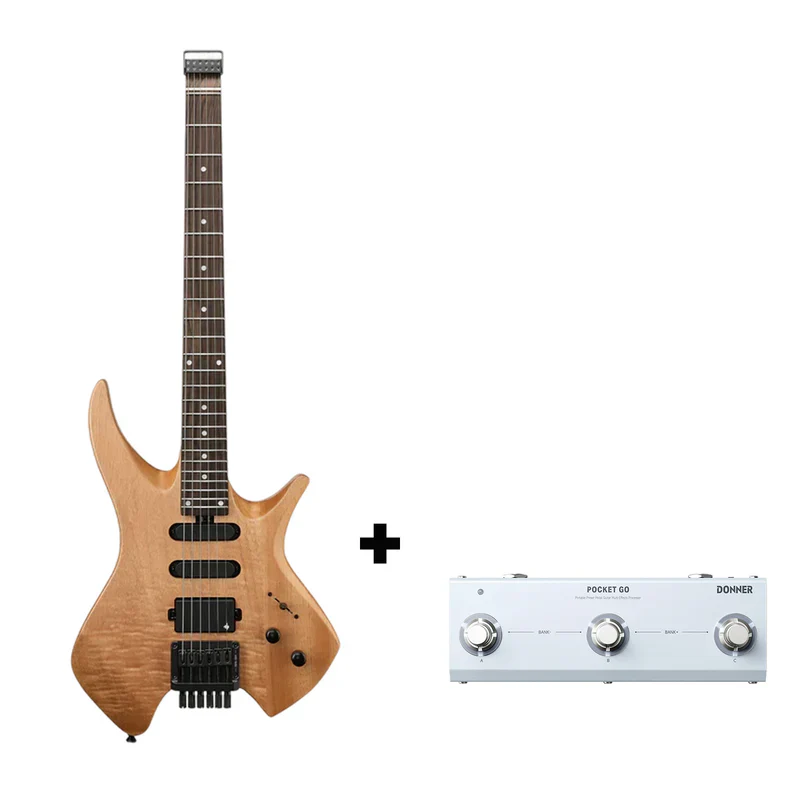 Donner HLX-500 Headless E-Gitarre【ursprüngliches Modell NHL-500】 - Image 3