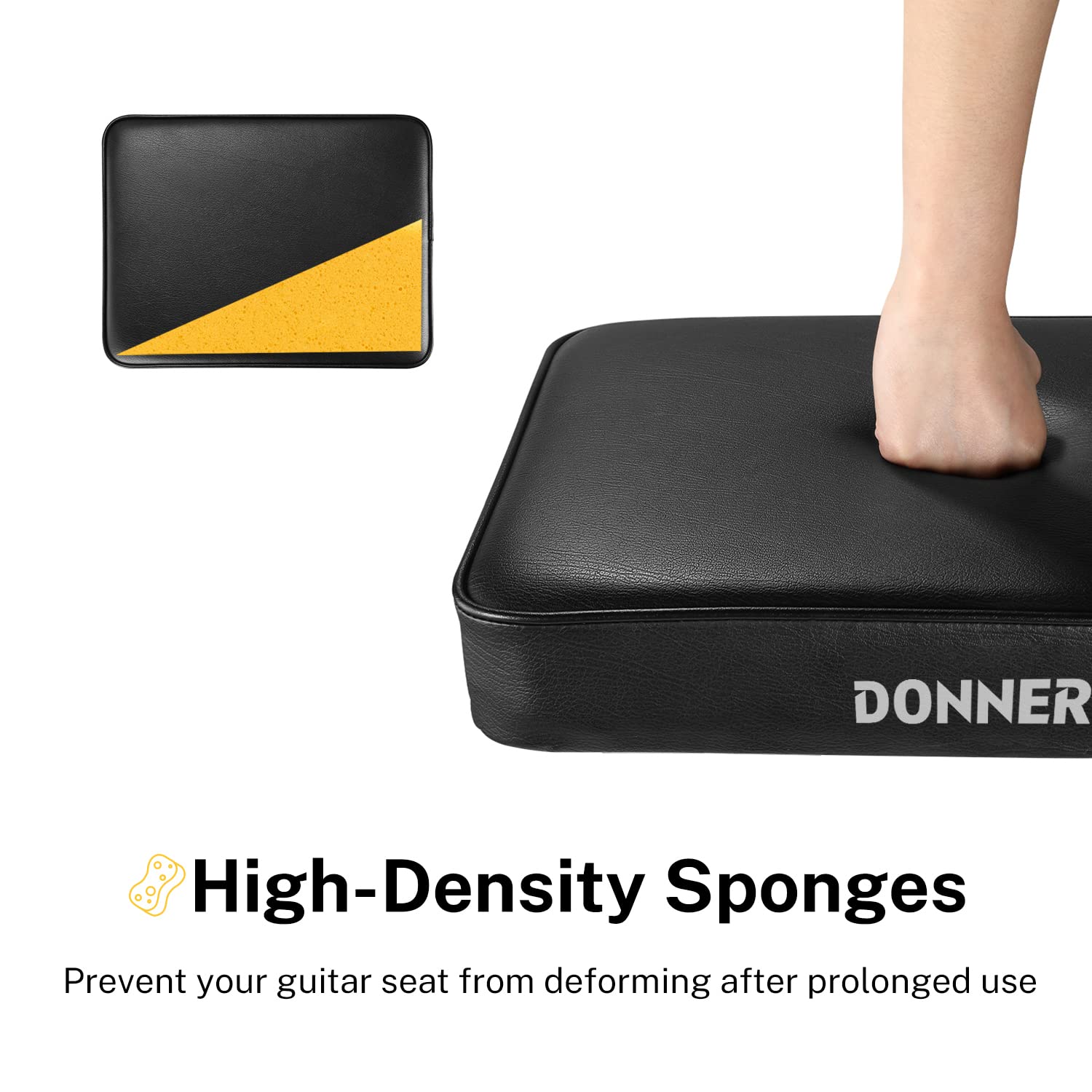 Donner höhenverstellbare X-Förmig Klavierhocker - Image 3
