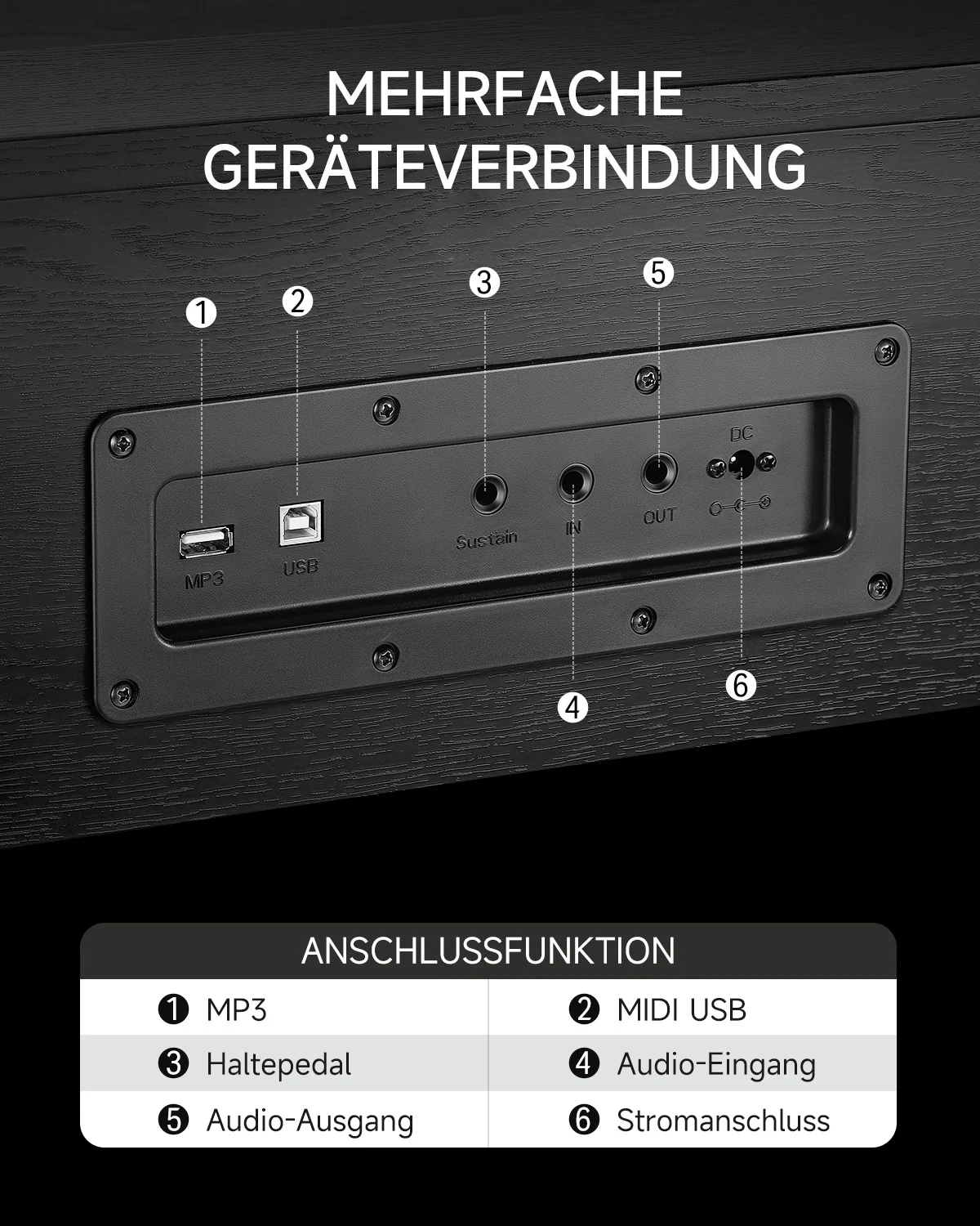 【Klavier + Bank gratis】Donner DDP-90 PRO Home Digital Piano - Image 14
