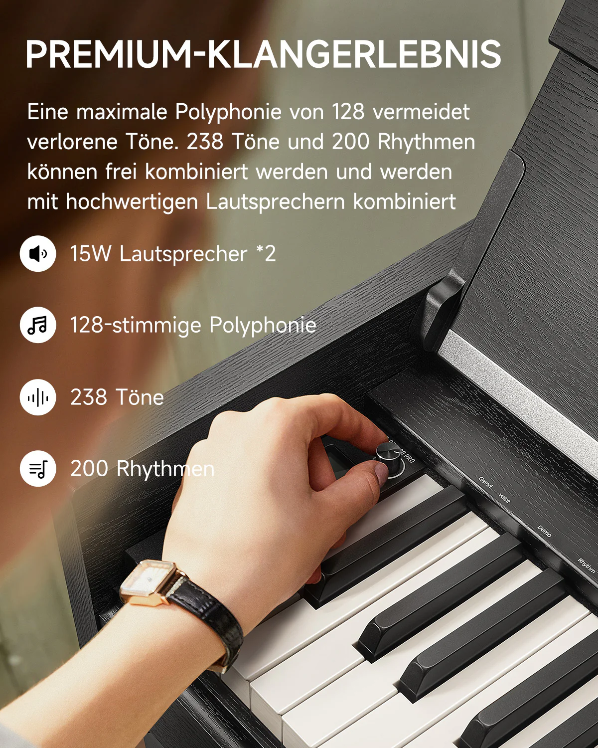 【Klavier + Bank gratis】Donner DDP-90 PRO Home Digital Piano - Image 15