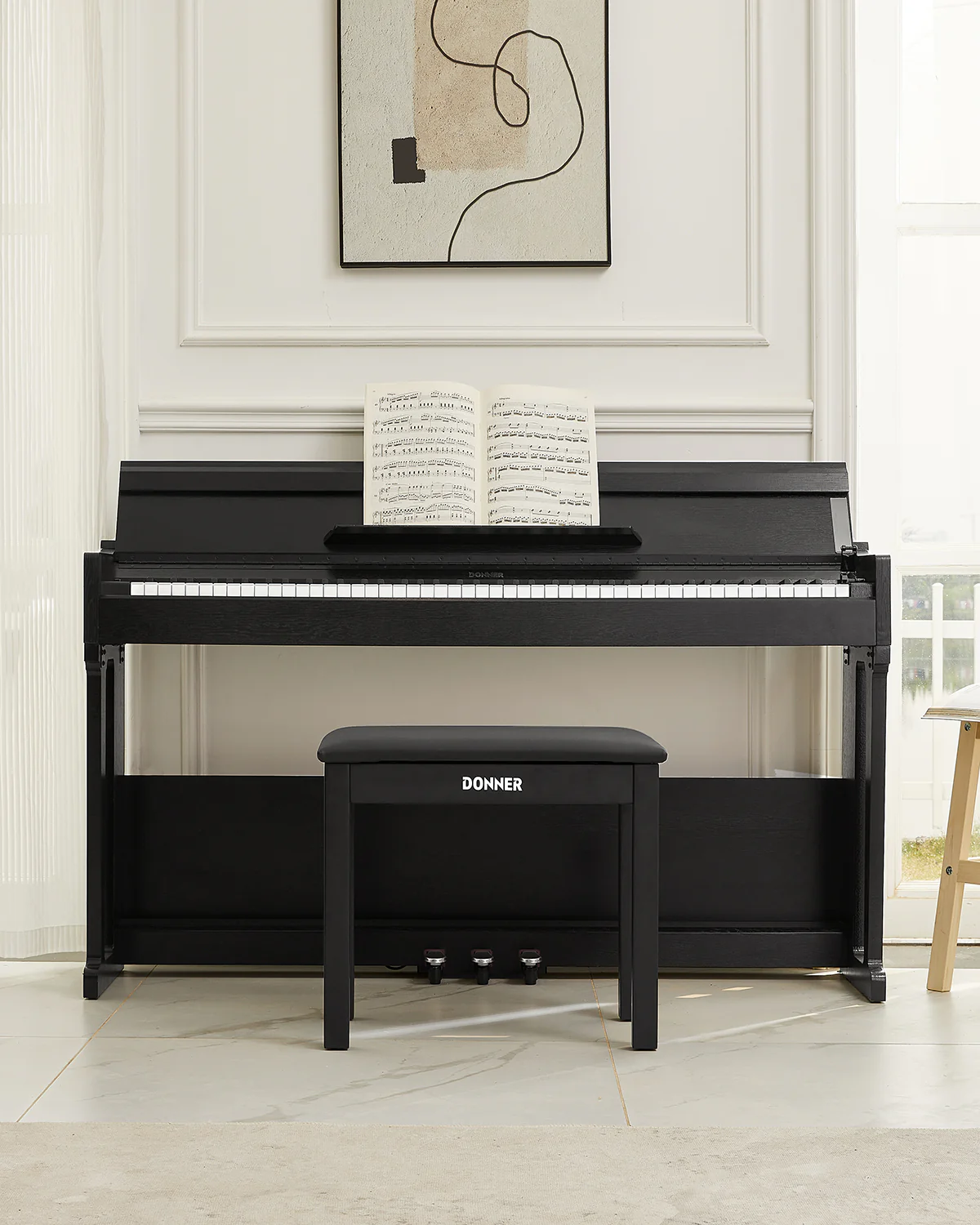 【Klavier + Bank gratis】Donner DDP-90 PRO Home Digital Piano - Image 33