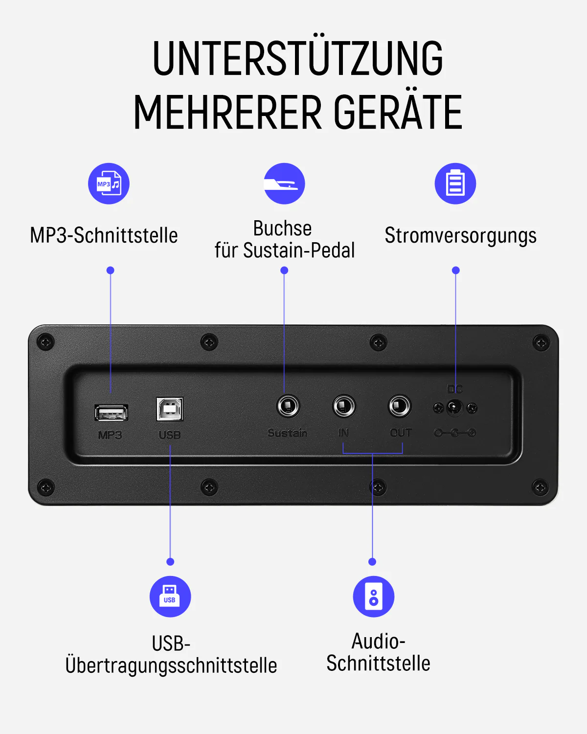 Donner DDP-100 Gewichtetes Digital Piano - Image 19